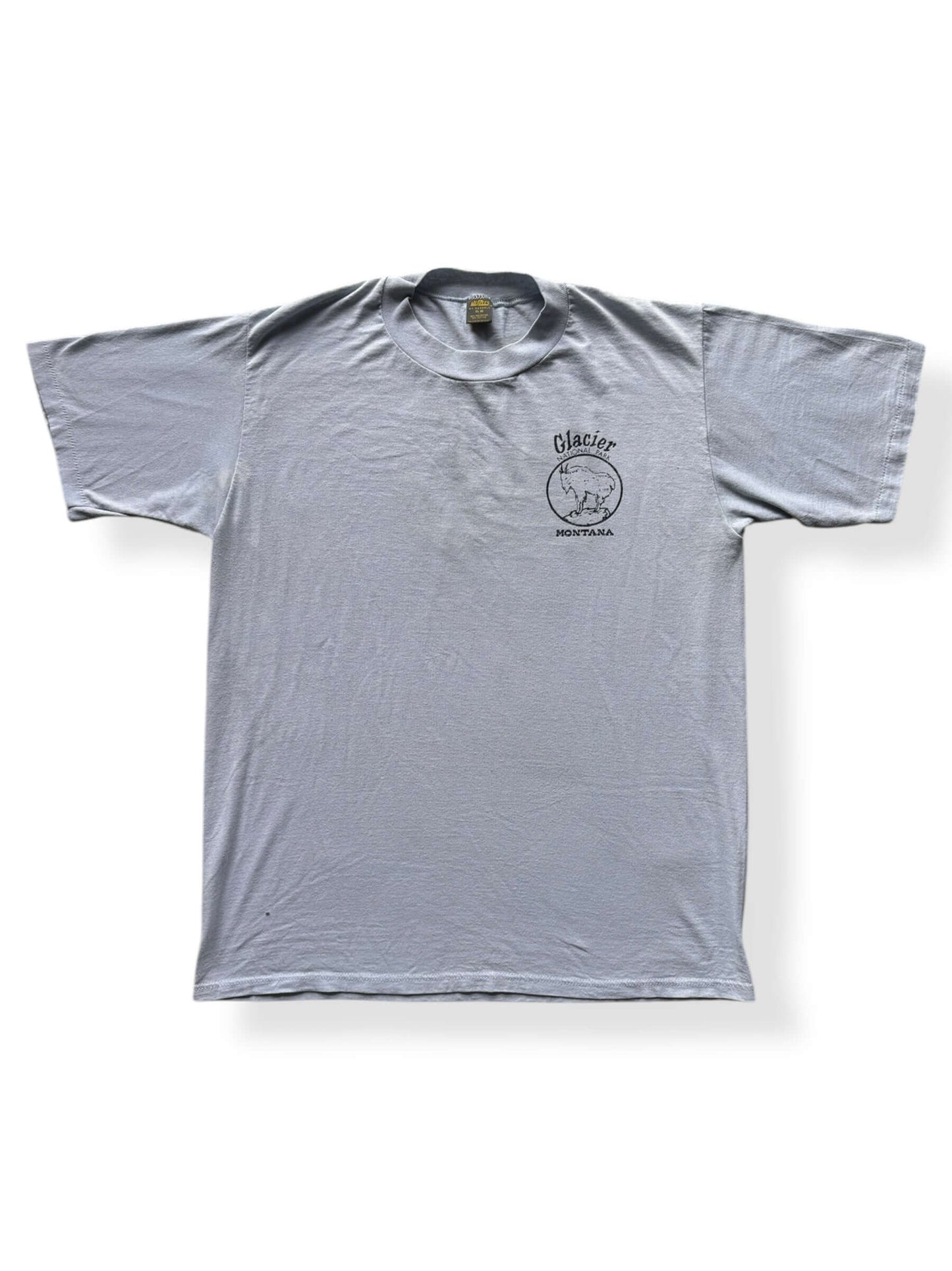 Front of Vintage Go Climb a Glacier Tee SZ XL