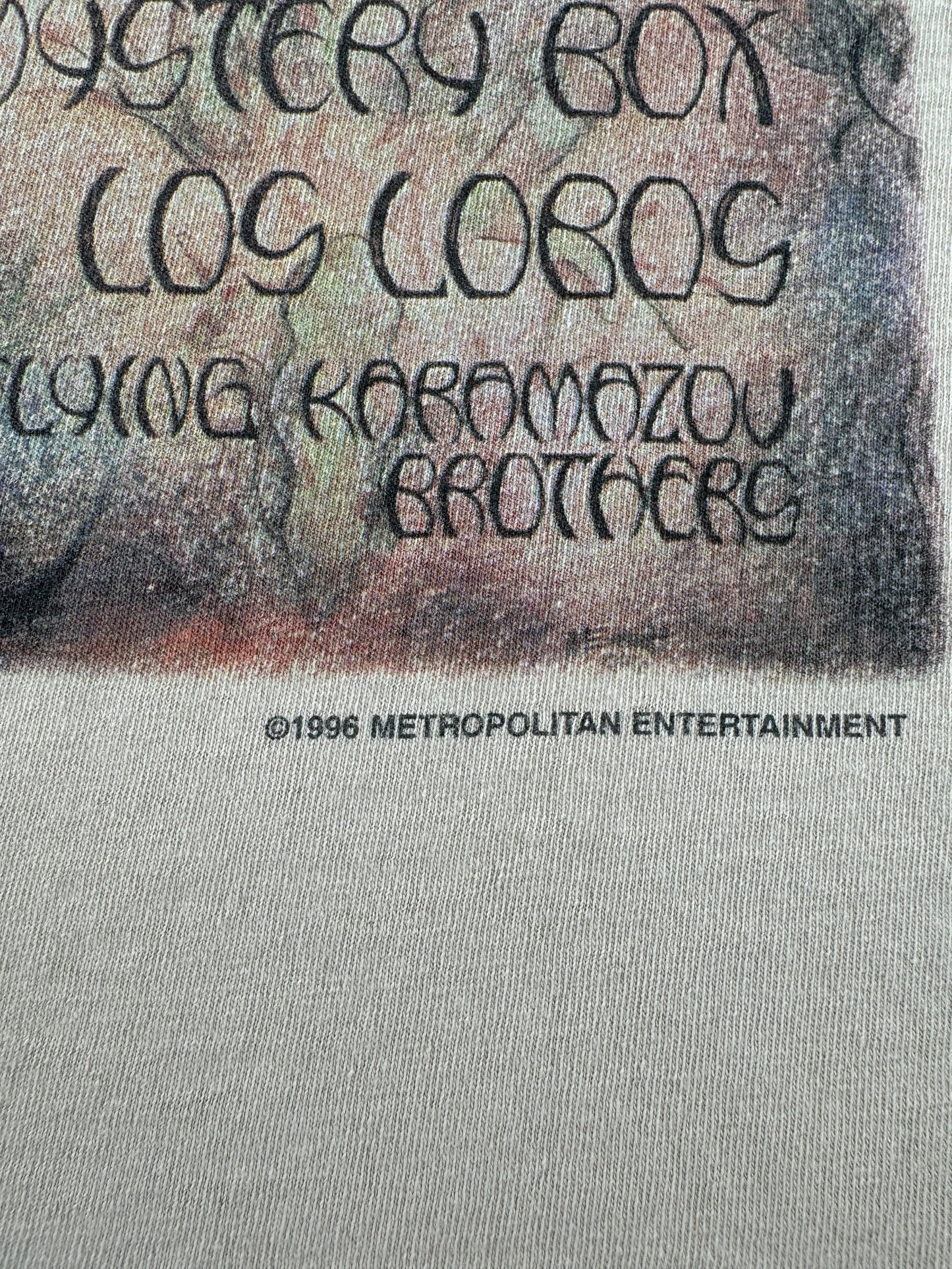 Trademark on Vintage Distressed 1996 Further Festival Tee SZ XL