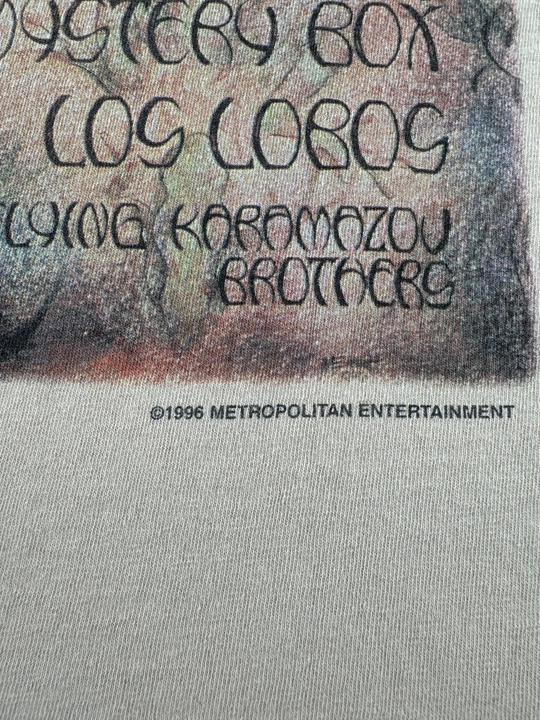 Trademark on Vintage Distressed 1996 Further Festival Tee SZ XL