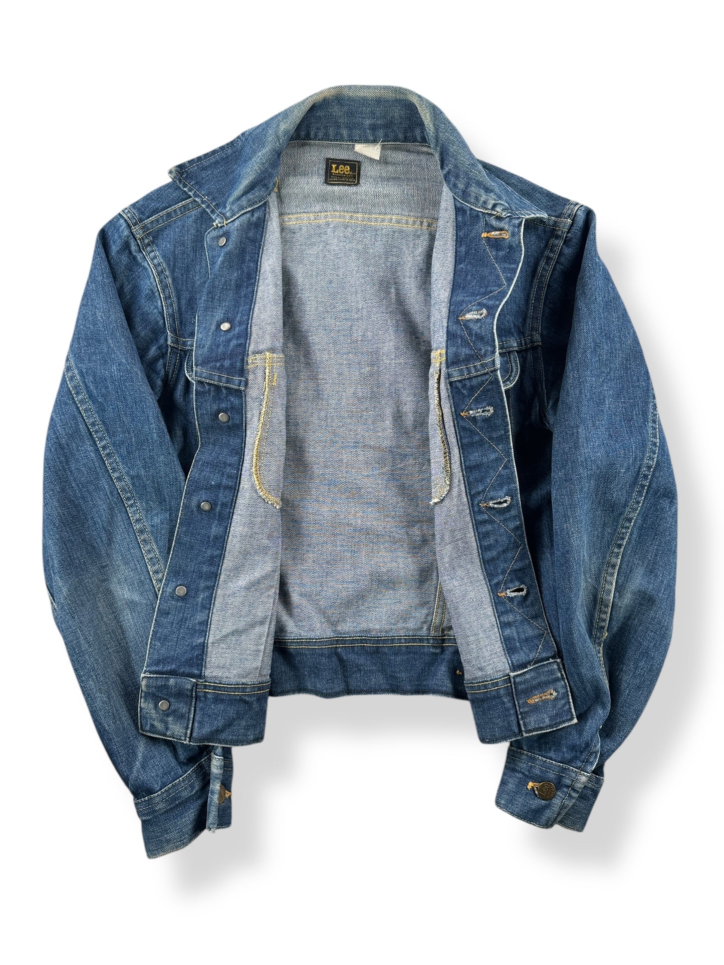 Inside of Vintage Lee Riders Denim Jacket SZ S