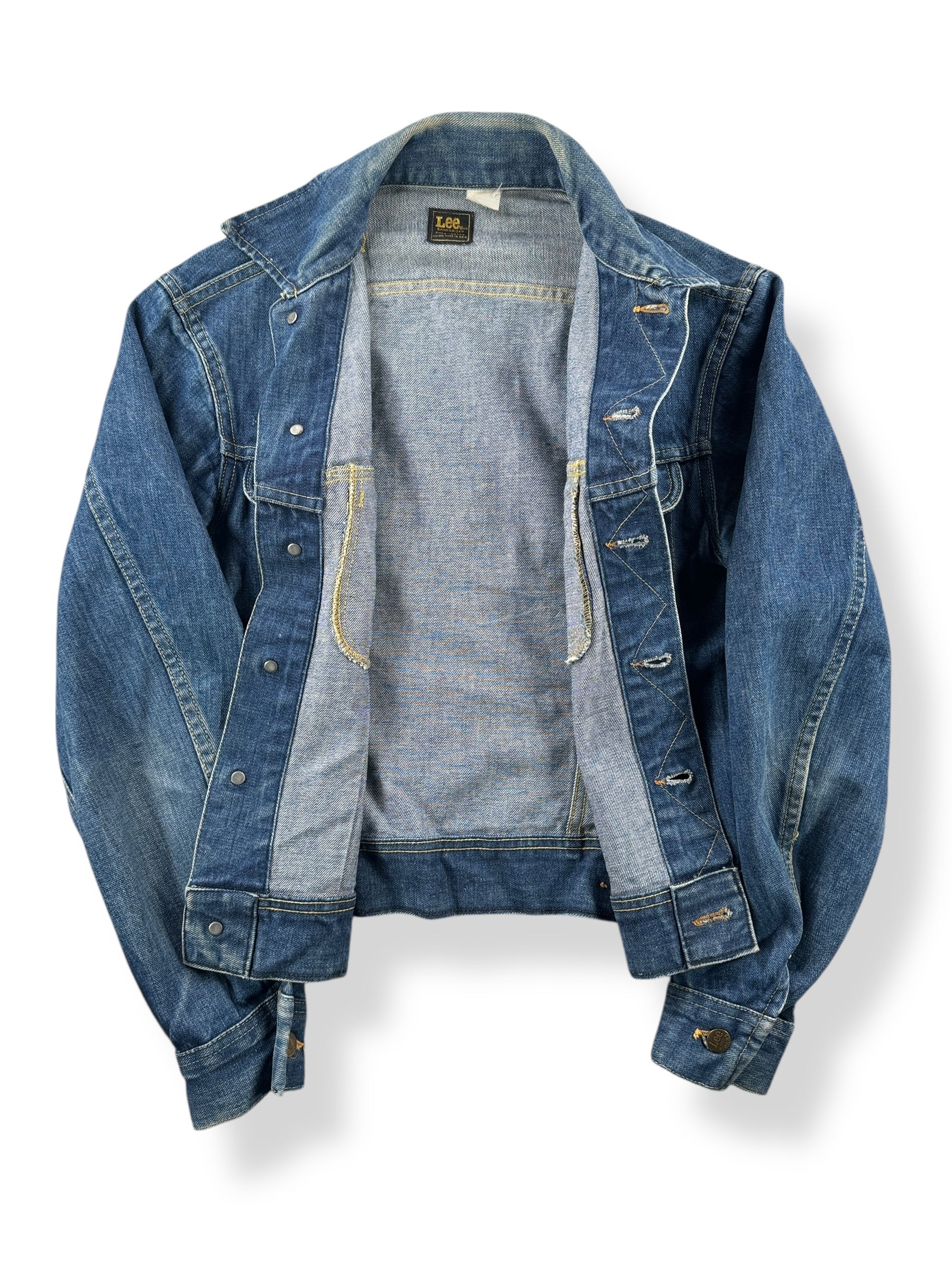 Inside of Vintage Lee Riders Denim Jacket SZ S