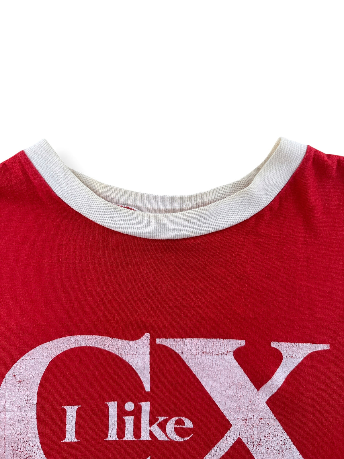 Collar on Vintage I Like CX Tee SZ S
