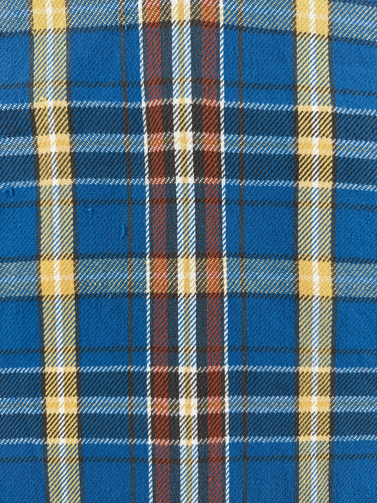 Pattern on Vintage Repaired Big Mac Cotton Flannel SZ L