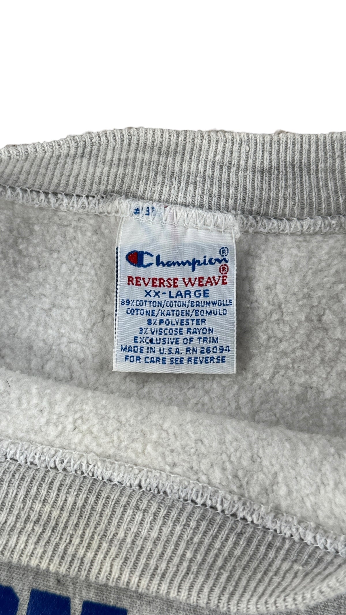Tag on Vintage Northern Arizona Champion Reverse Weave Crewneck SZ XXL (Fits XL)