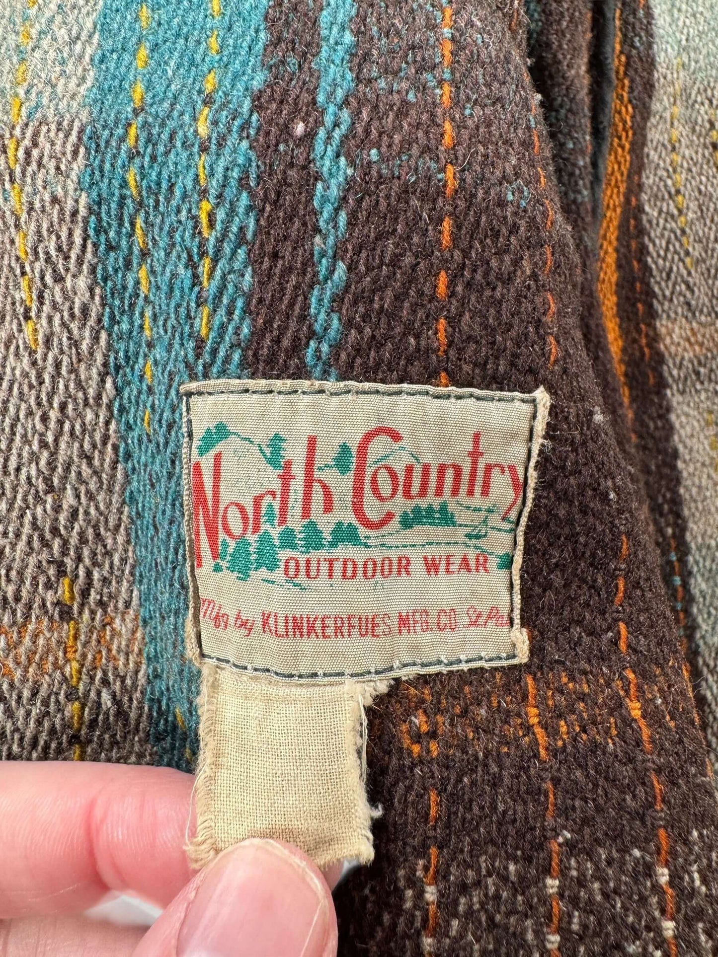 Tag of Vintage 40s North Country Jacket SZ M