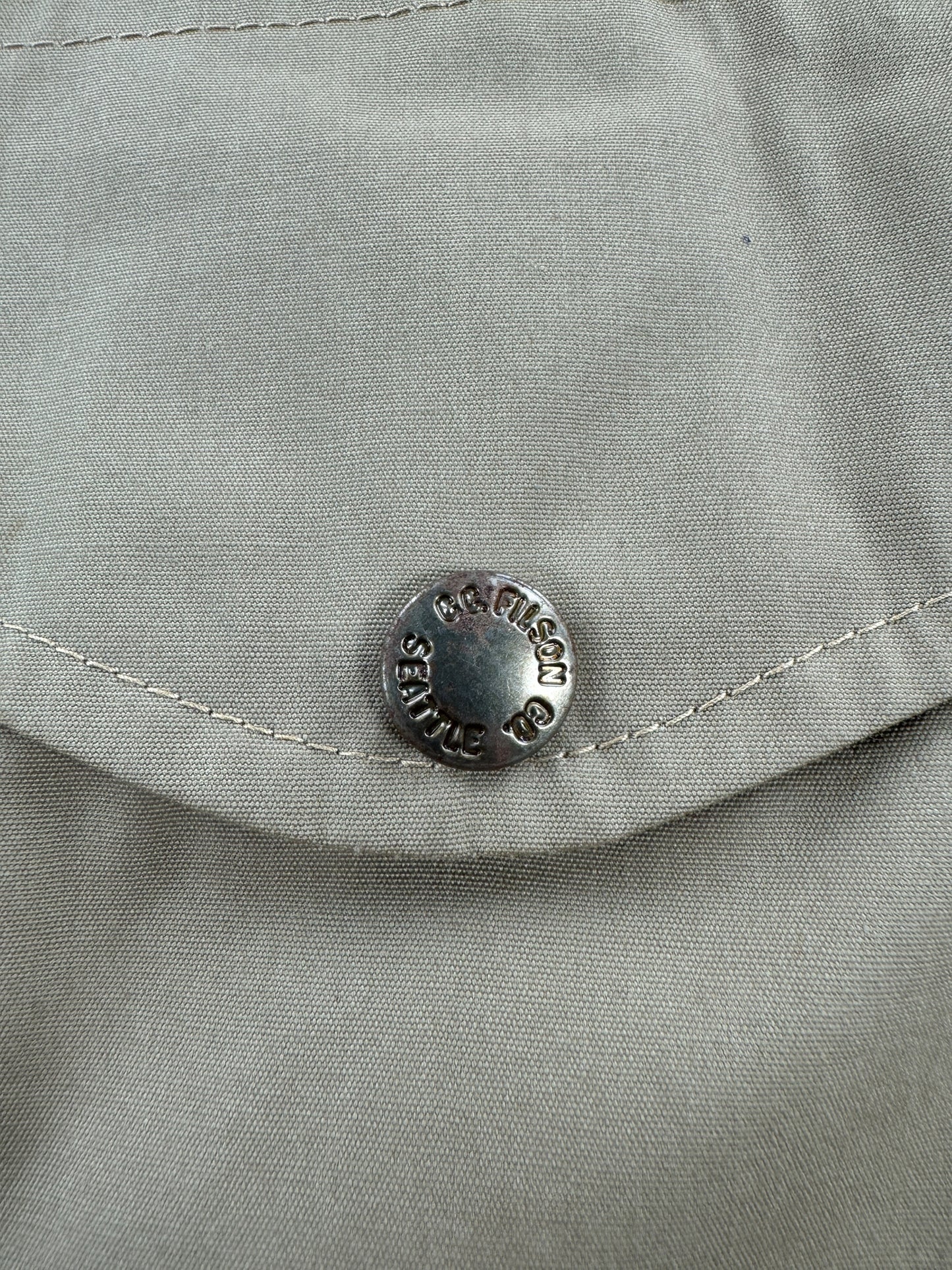 Metal Snap of Vintage Eddie Bauer Filson Jacket SZ 38