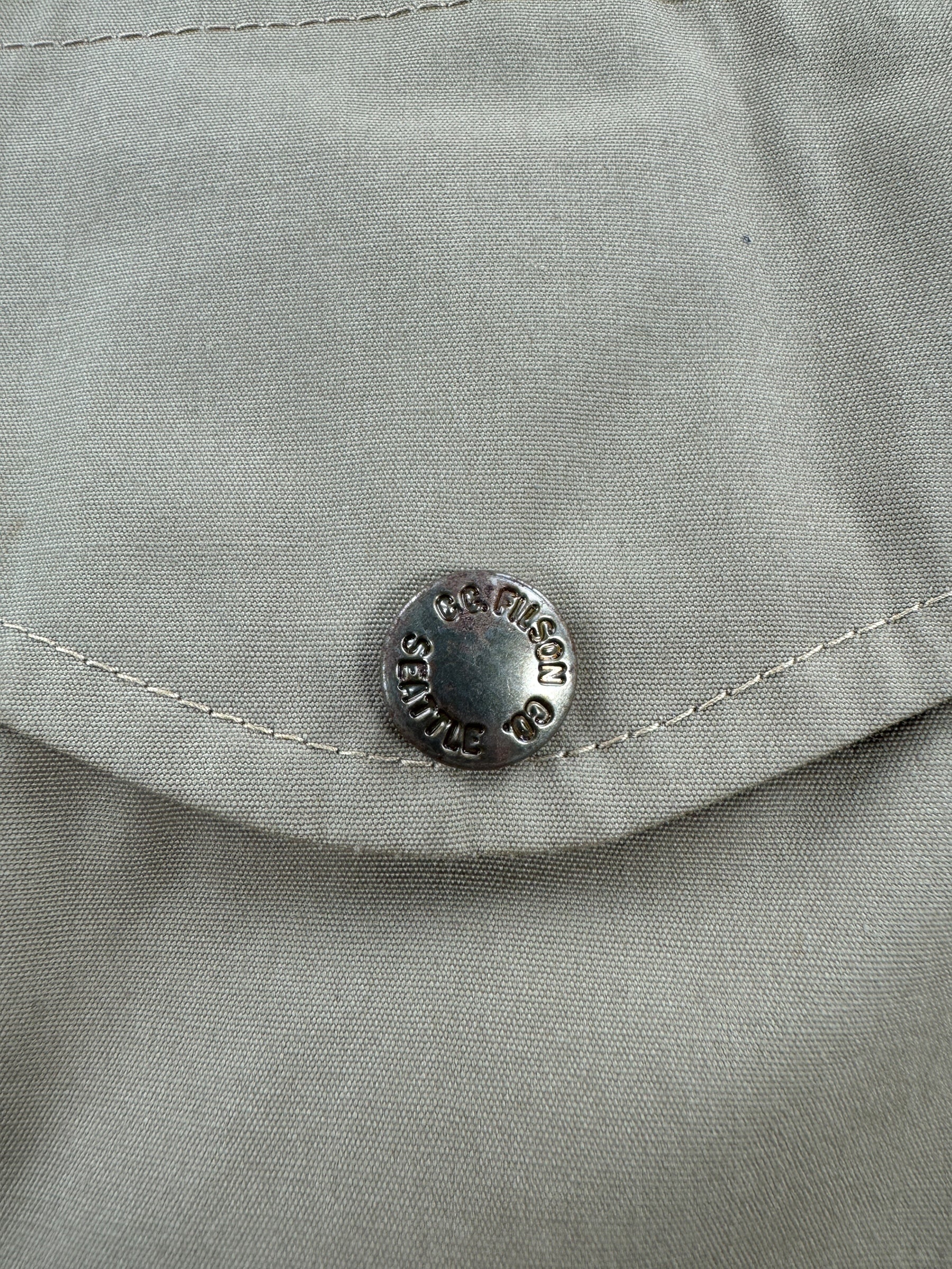 Metal Snap of Vintage Eddie Bauer Filson Jacket SZ 38