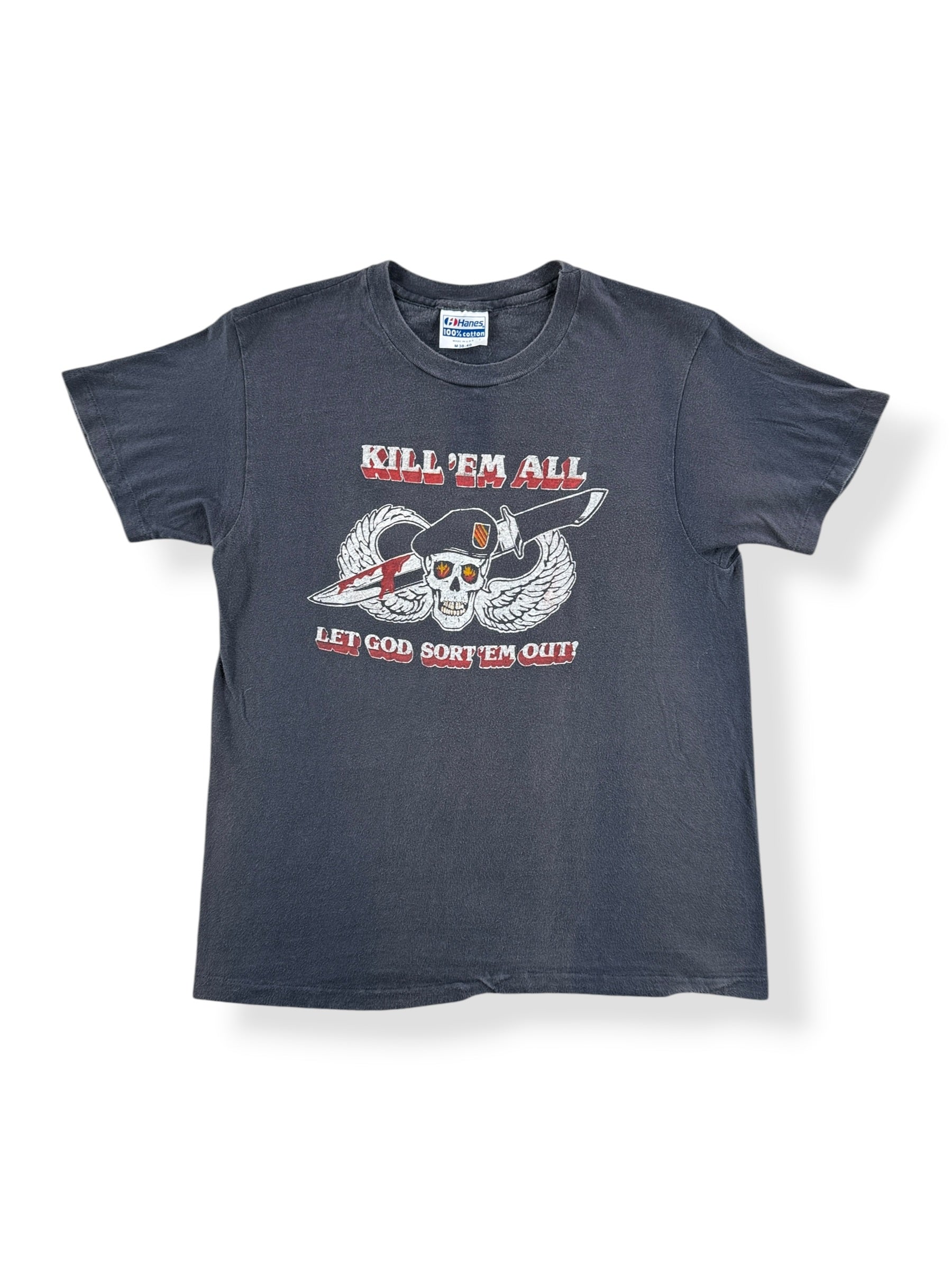 Front of Vintage 1984 Sturgis Kill Em All Tee SZ M (Fits S)