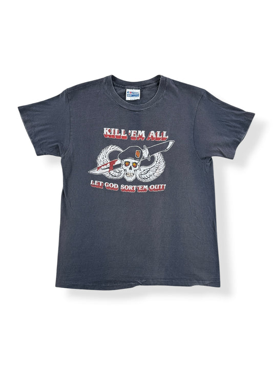 Front of Vintage 1984 Sturgis Kill Em All Tee SZ M (Fits S)