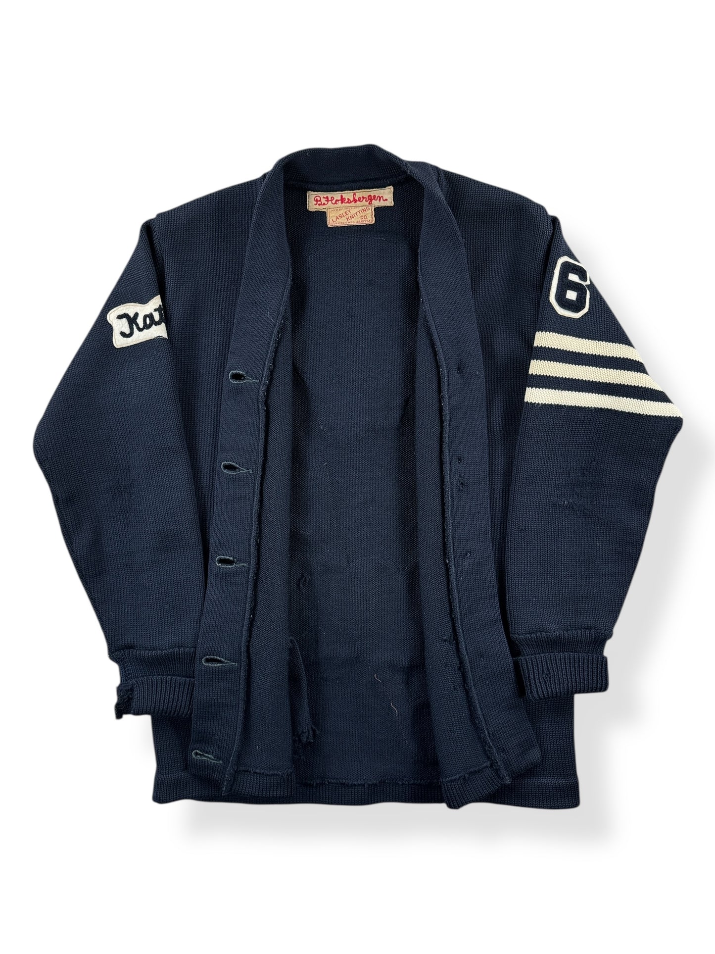 Inside of Vintage Lynden Lyncs 1966 Varsity Sweater SZ XS