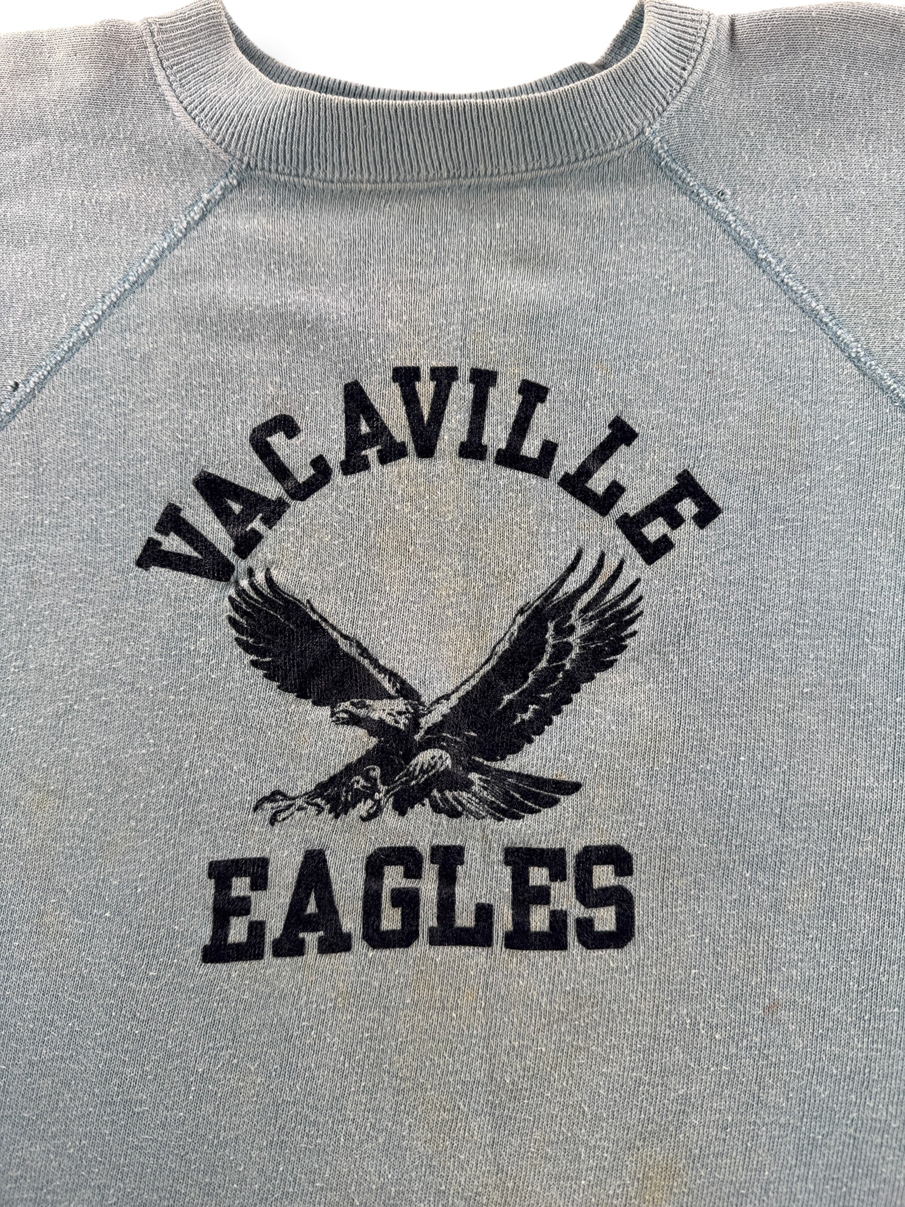 Graphic of Vintage Vacaville Eagles Short Sleeve Crewneck SZ Youth L (Fits XS)