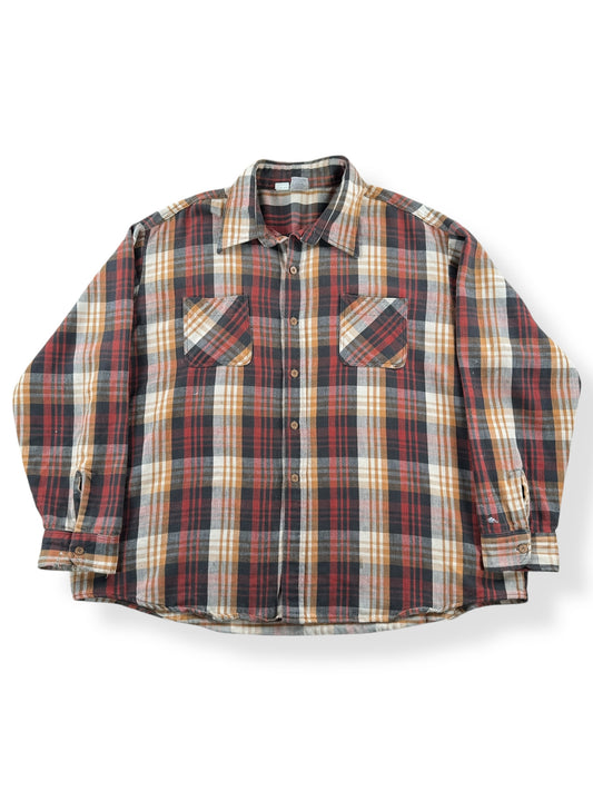 Front of Vintage Big Mac Autumnal Colored Cotton Flannel SZ XXL