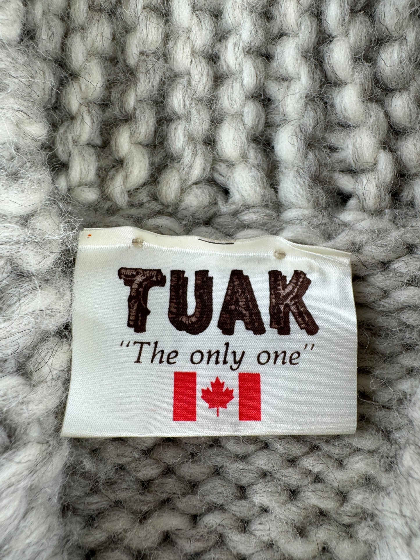 Tag on Vintage Tuak Brand Cowichan Style Sweater SZ XL