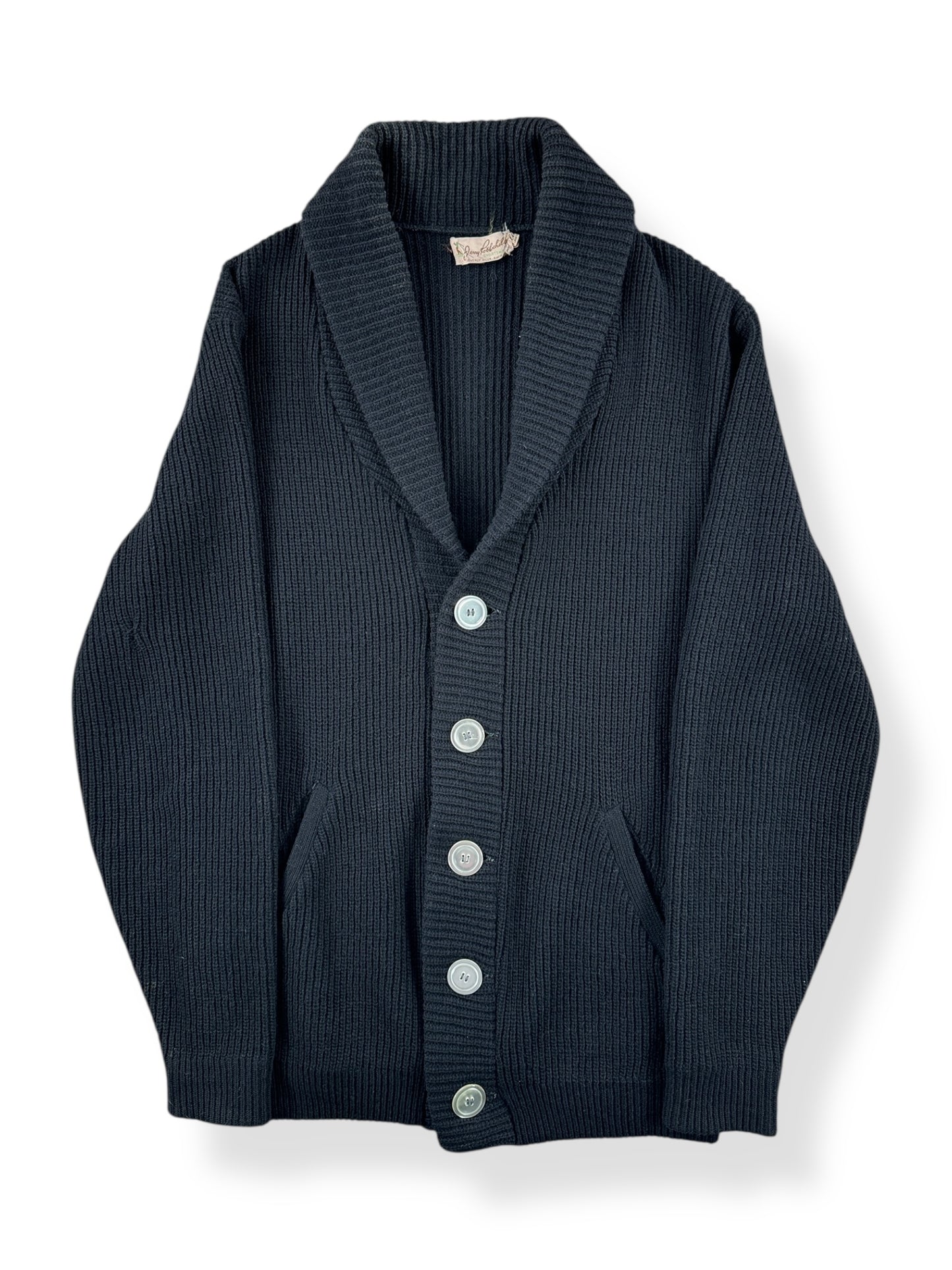 Front of Vintage 60s Era Jerry Rothschild Sportswear Cardigan SZ M