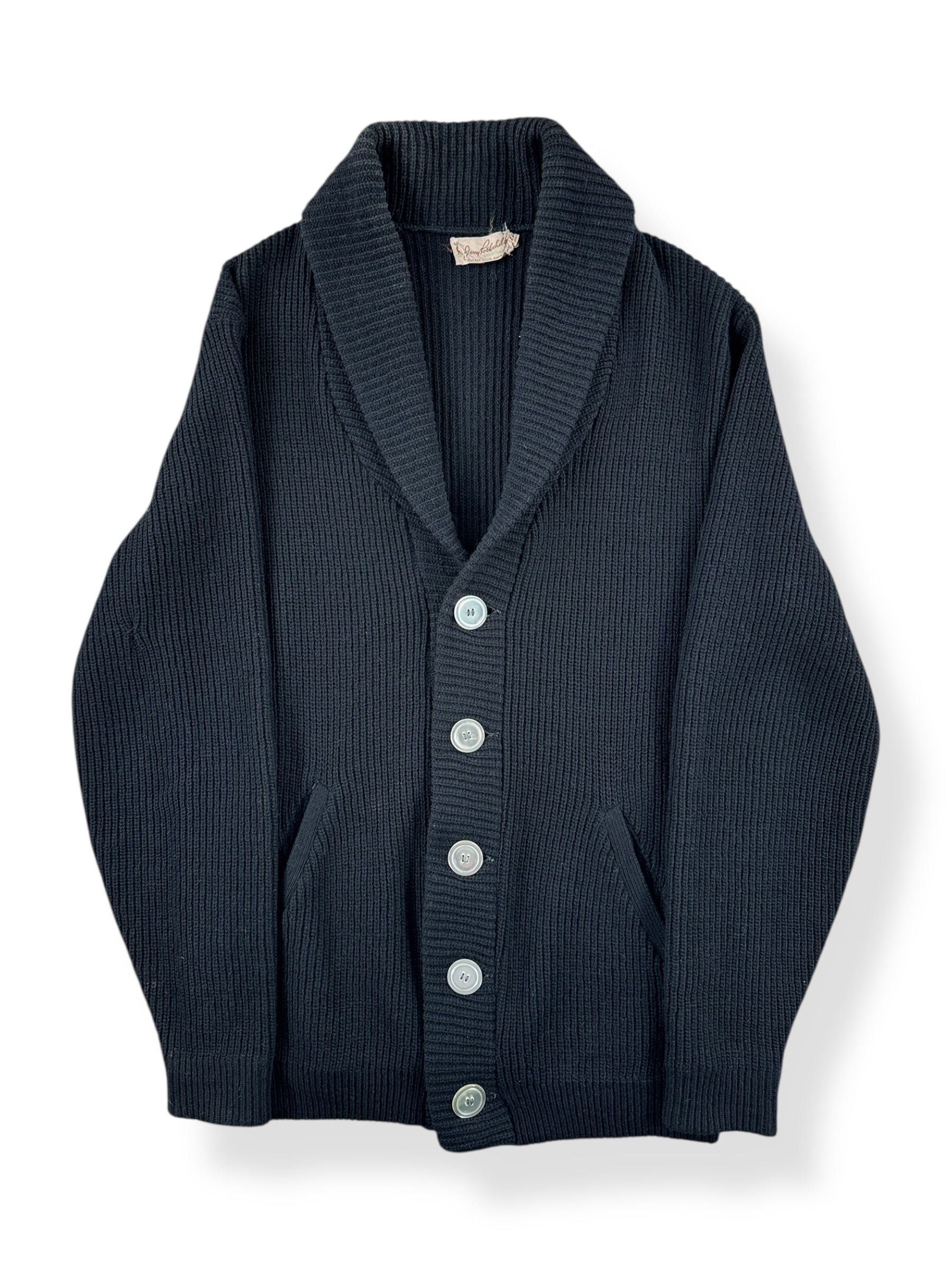 Front of Vintage 60s Era Jerry Rothschild Sportswear Cardigan SZ M