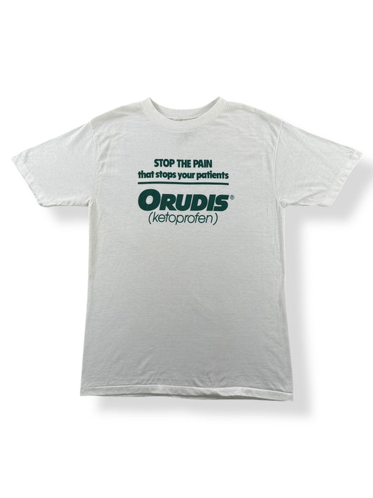 Front of Vintage Orudis Ketoprofen Tee SZ M