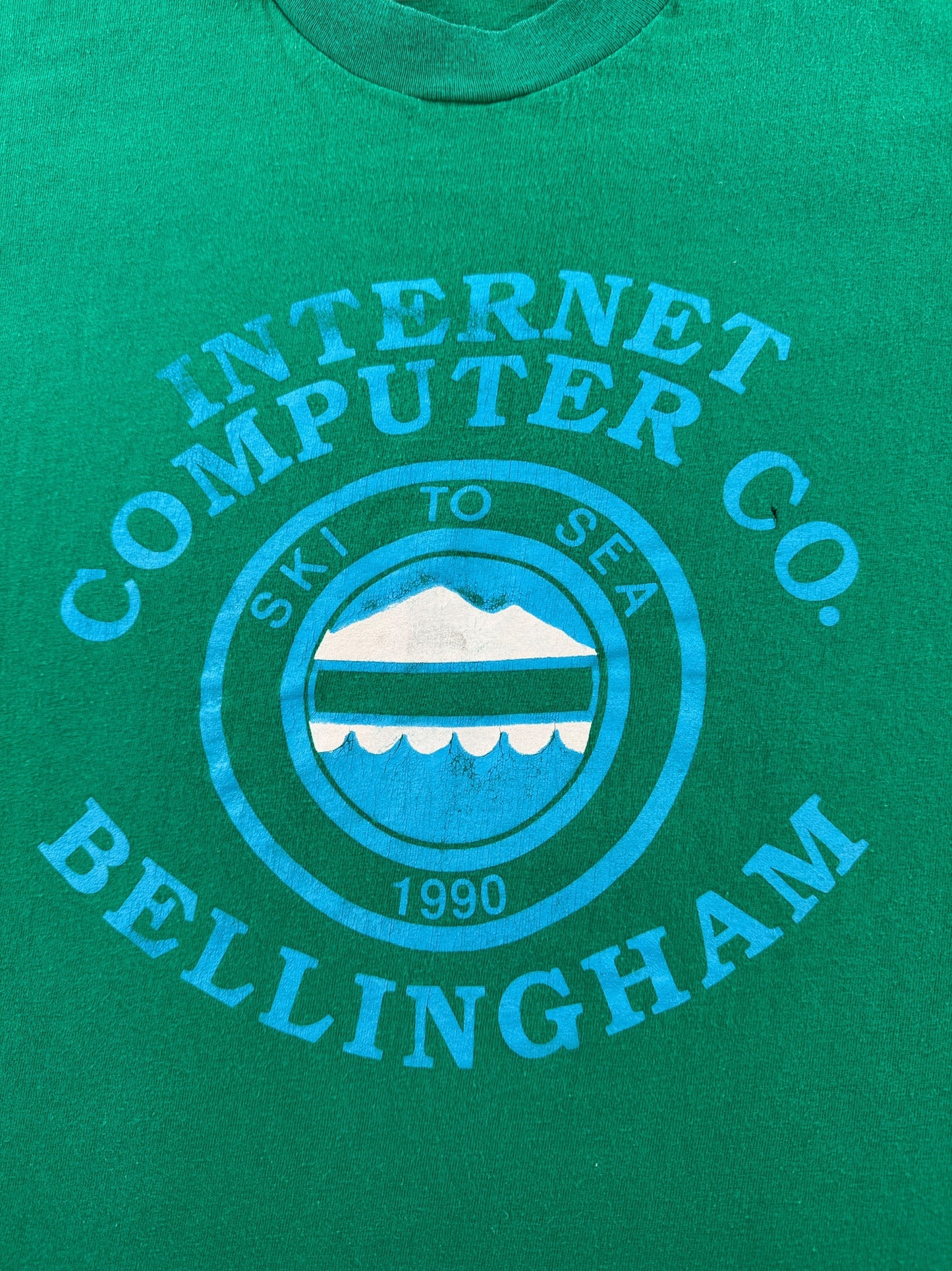 Graphic of Vintage Internet Computer Company Bellingham Tee SZ XL (Fits L)