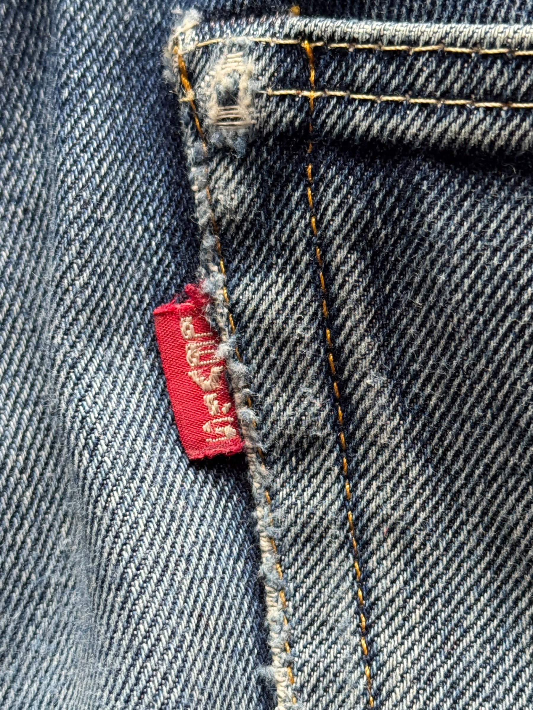 Levis pocket tab on Levi's LVC 501ZXX Jeans W32