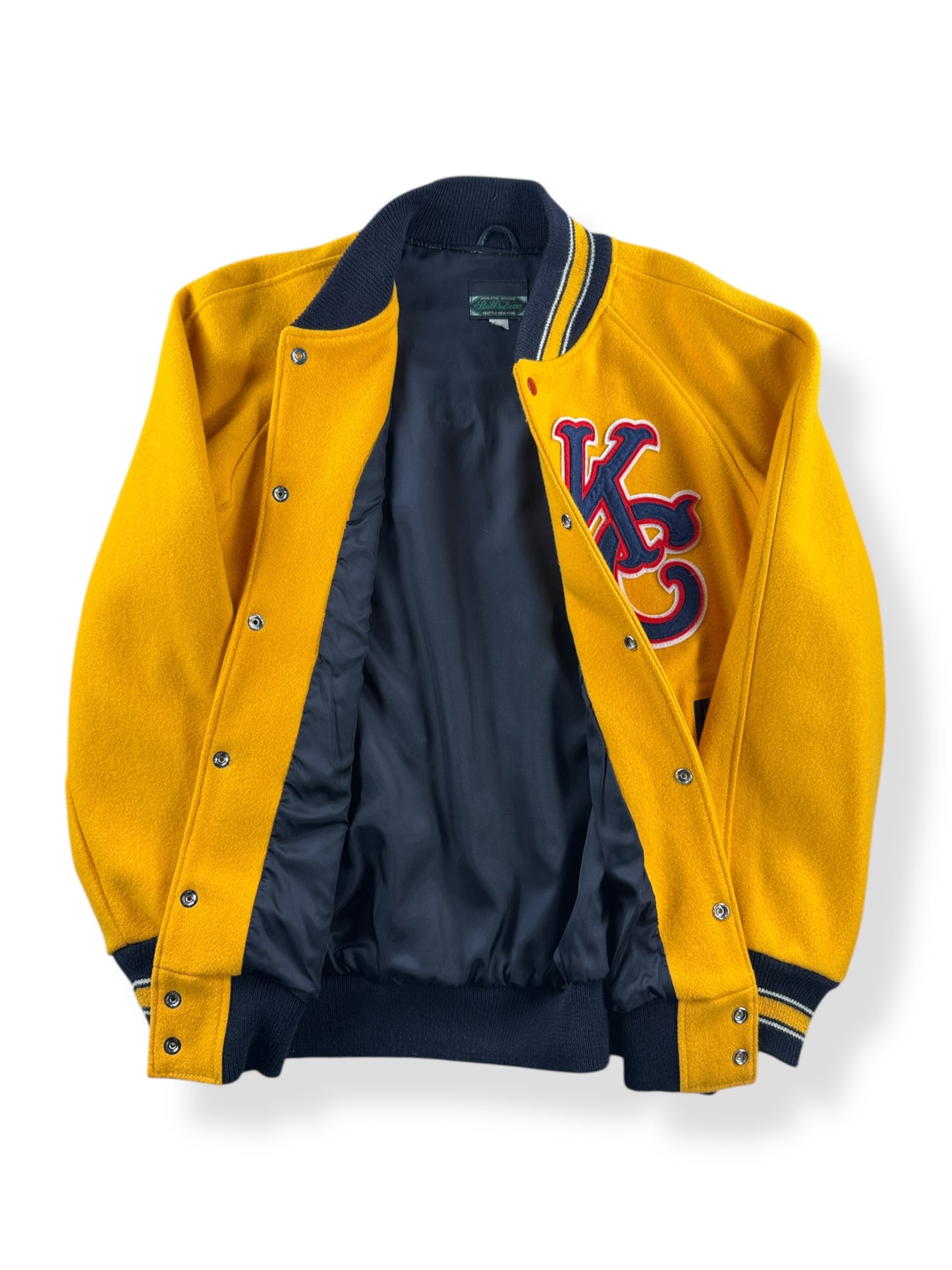 Inside of Vintage Stall & Dean KC Varsity Jacket SZ L