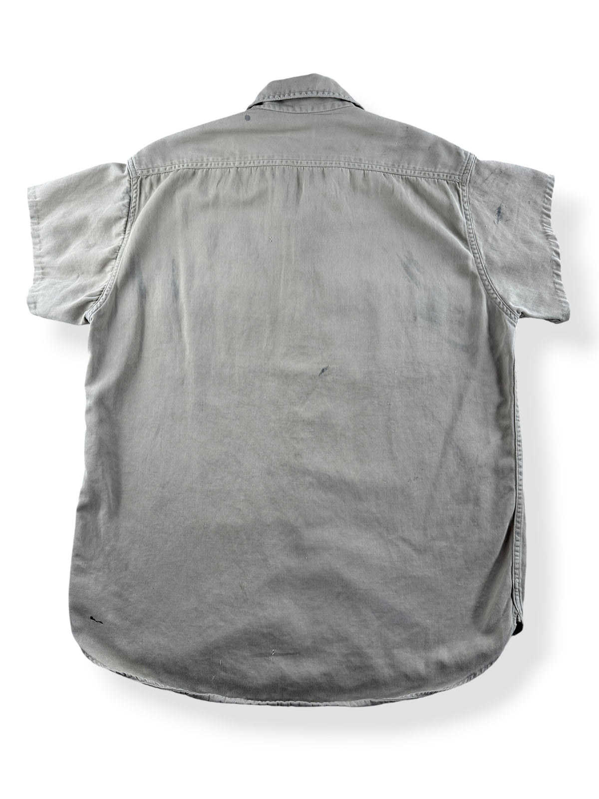Back of Vintage 1960s Distressed Big Mac Penney's Work Shirt SZ M