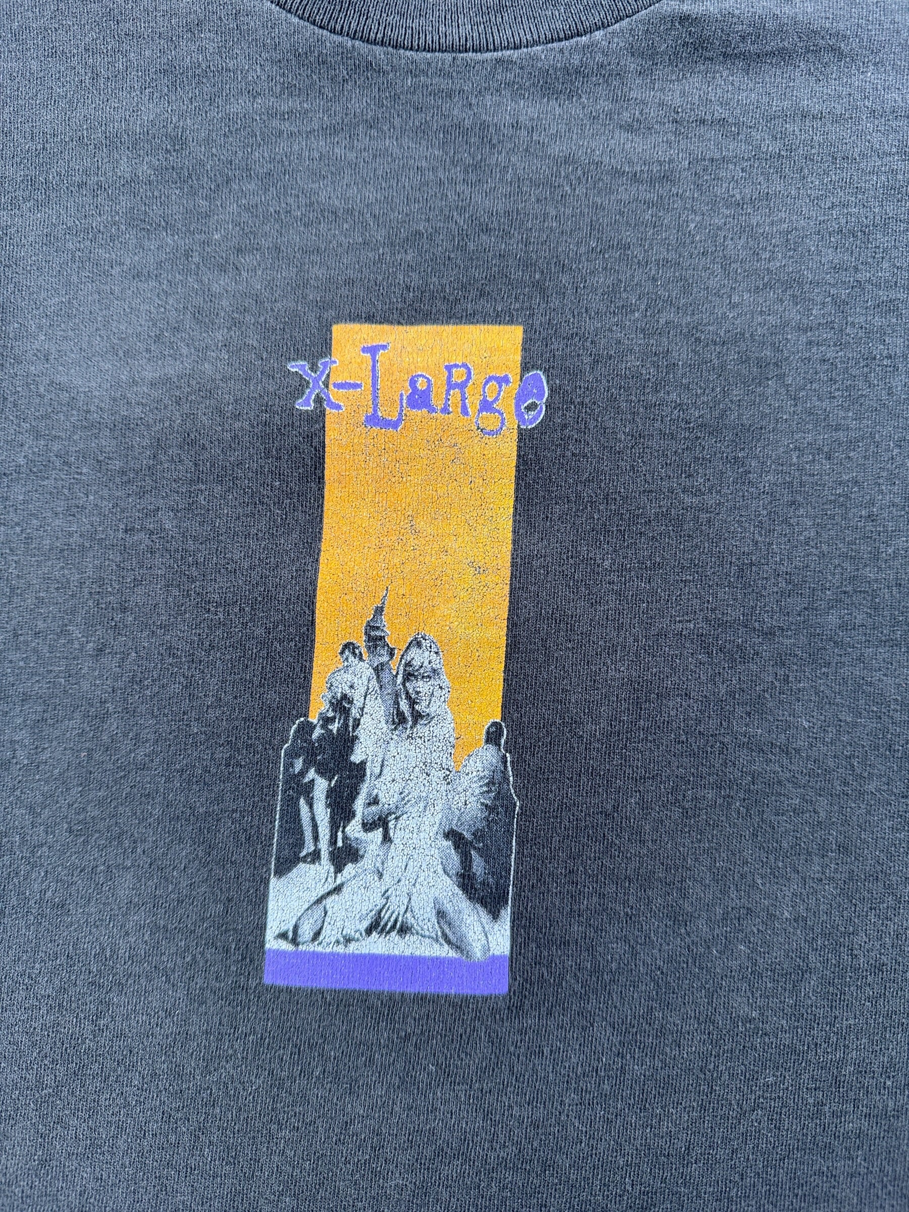 Graphic on Vintage X-Large Skate Tee SZ L