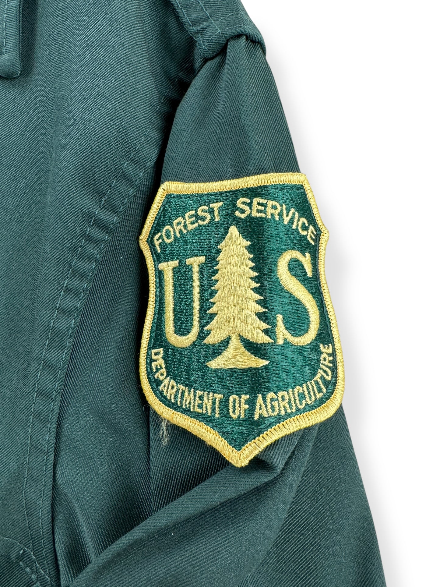 USFS Patch on Vintage USFS Filson Cruiser Jacket SZ 42