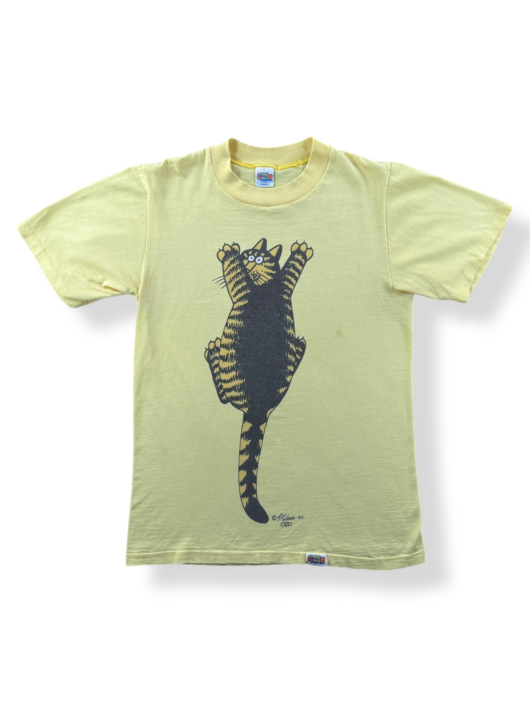 Front of Vintage Kliban Cat Tee SZ S