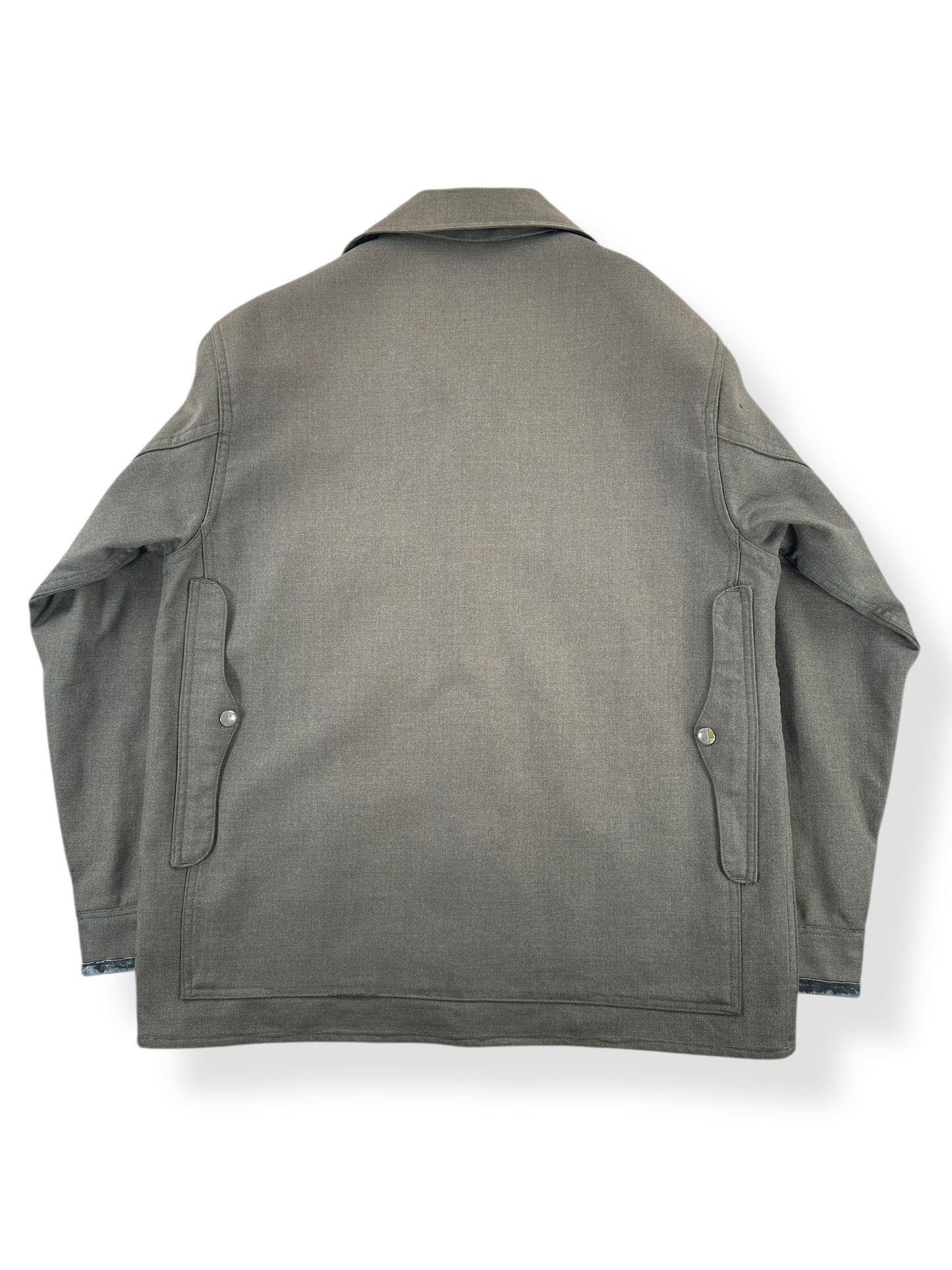 Back of Vintage Union Made Filson Cruiser Jacket w/ Leather Cuffs SZ 44