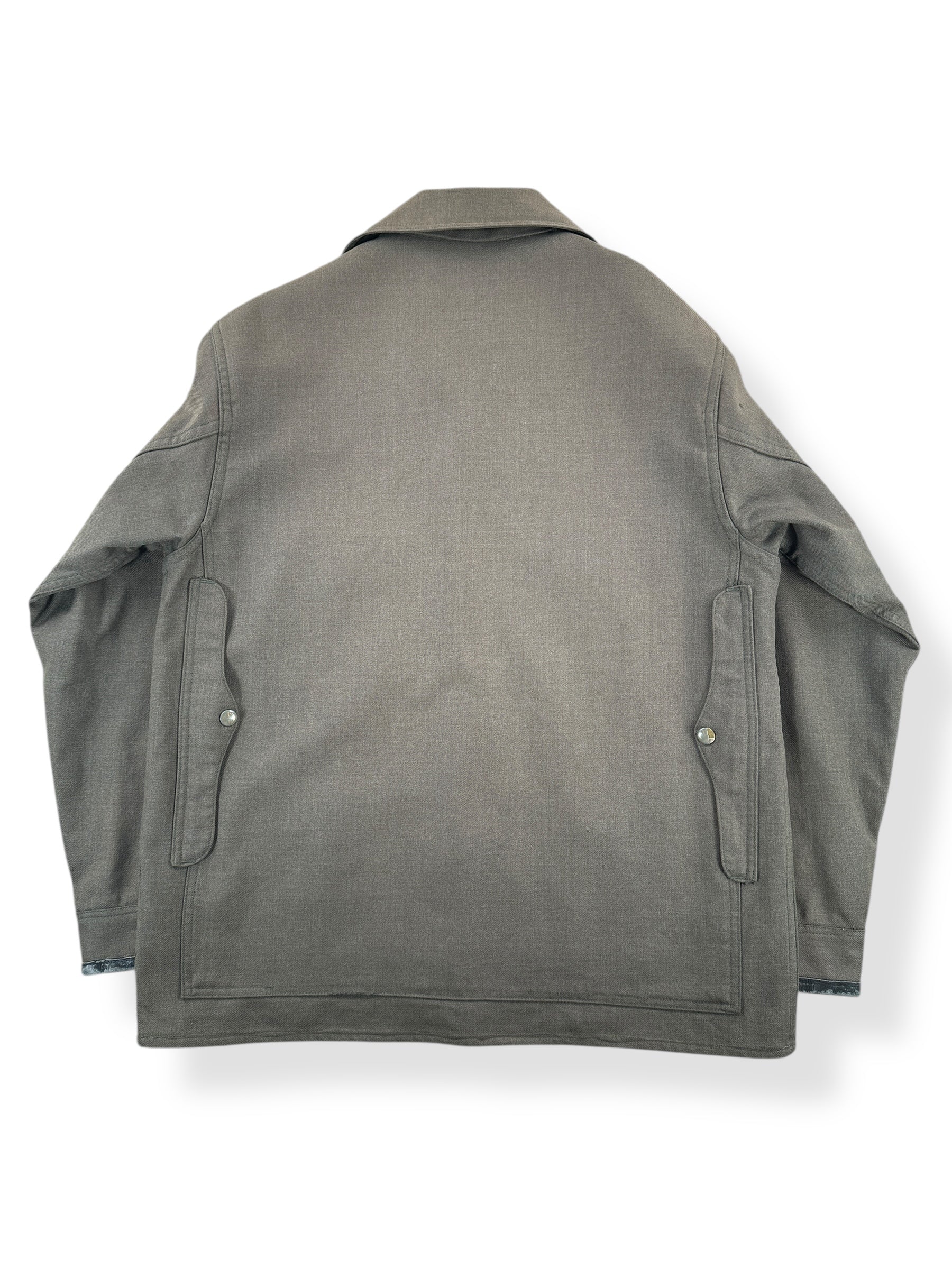 Back of Vintage Union Made Filson Cruiser Jacket w/ Leather Cuffs SZ 44