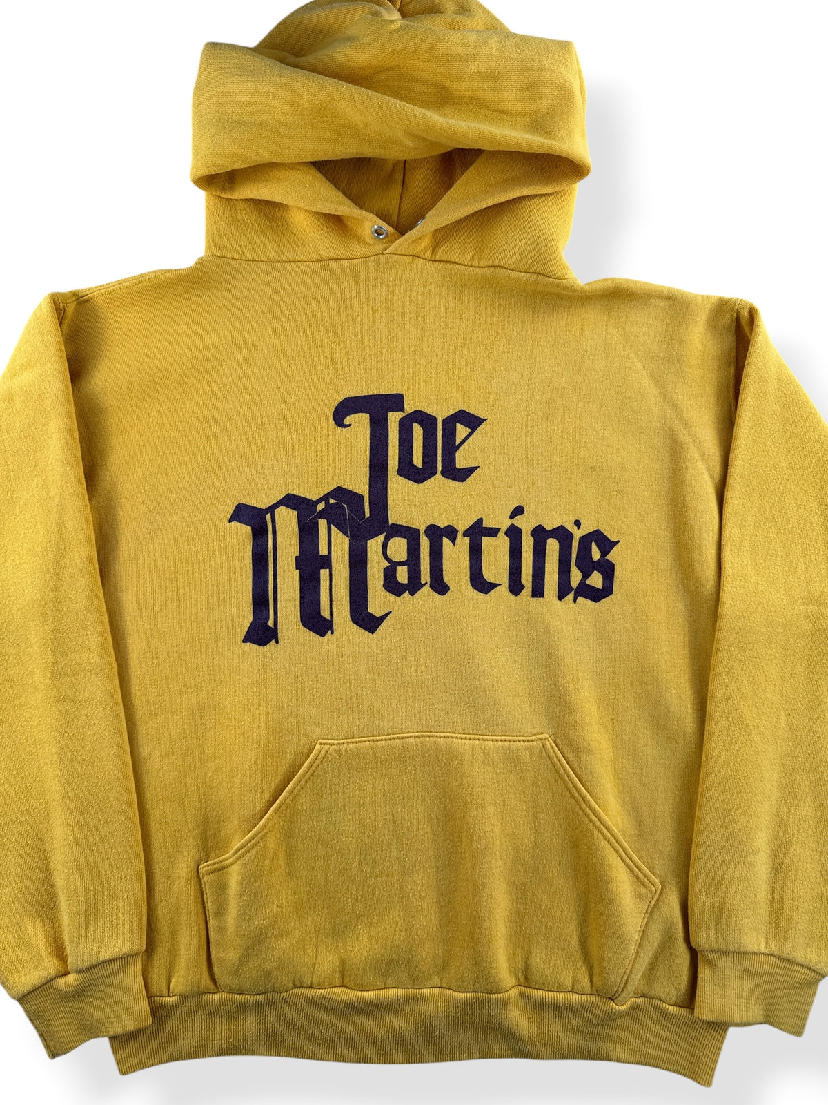 Close-up of Vintage Joe Martins Russell Athletic Hoodie SZ M