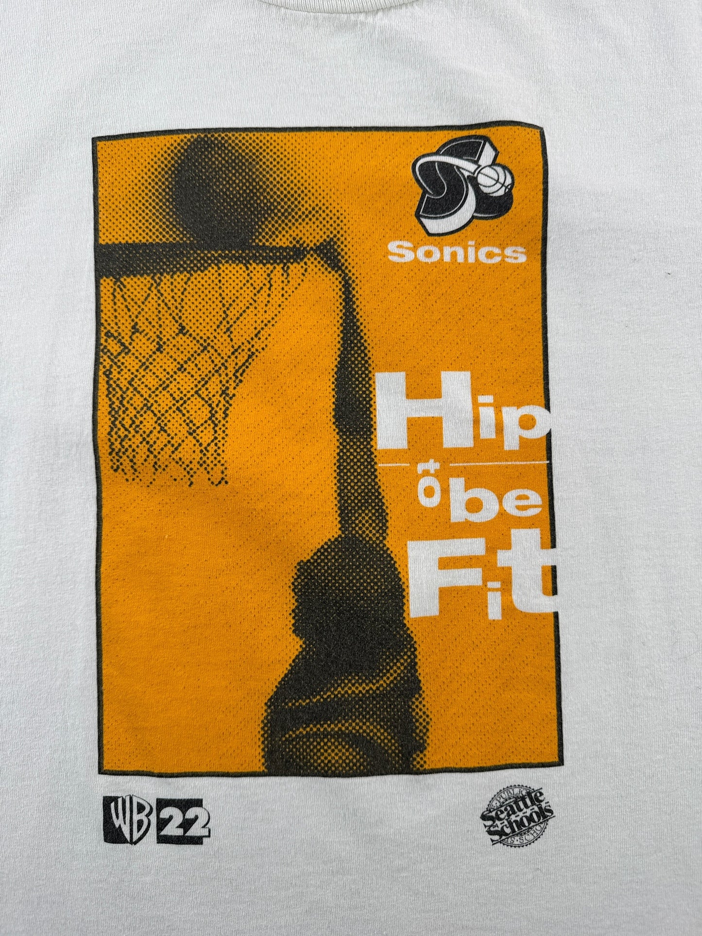 Graphic of Vintage Hip To Be Fit Sonics Tee SZ S