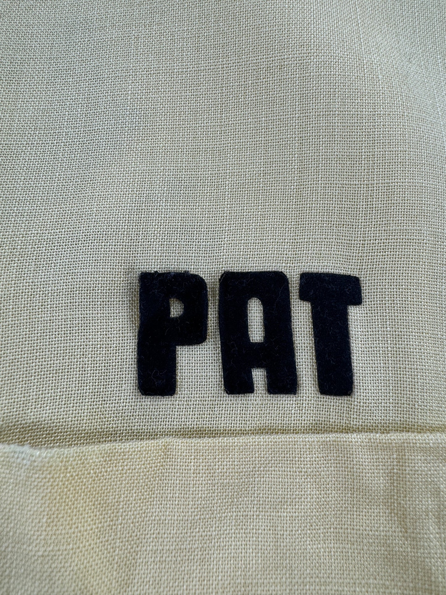 Lettering on Vintage Hanks North Side Bowling Shirt SZ L