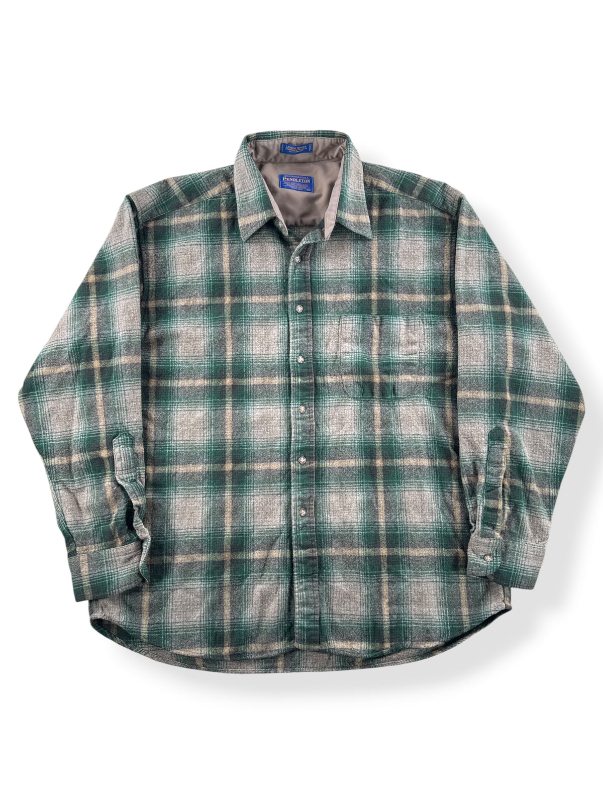 Front of Vintage Mexico Pendleton Lodge Shirt SZ XL