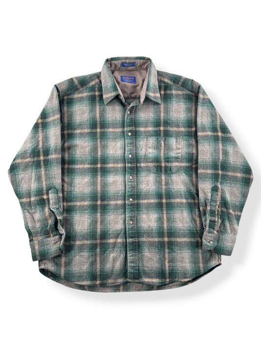Front of Vintage Mexico Pendleton Lodge Shirt SZ XL