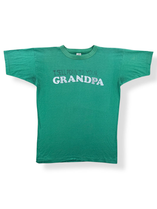 Front of Vintage 80s P*rn Tee SZ L (Fits S)