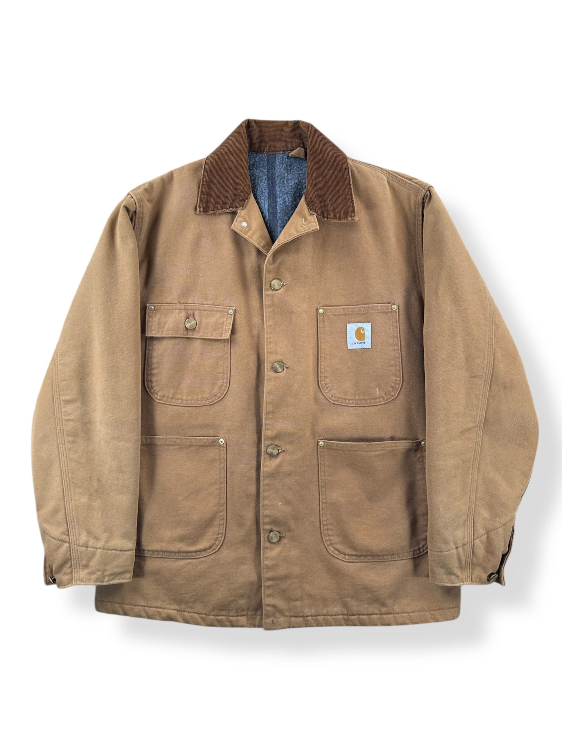 Front of Vintage Carhartt Chore Coat SZ L
