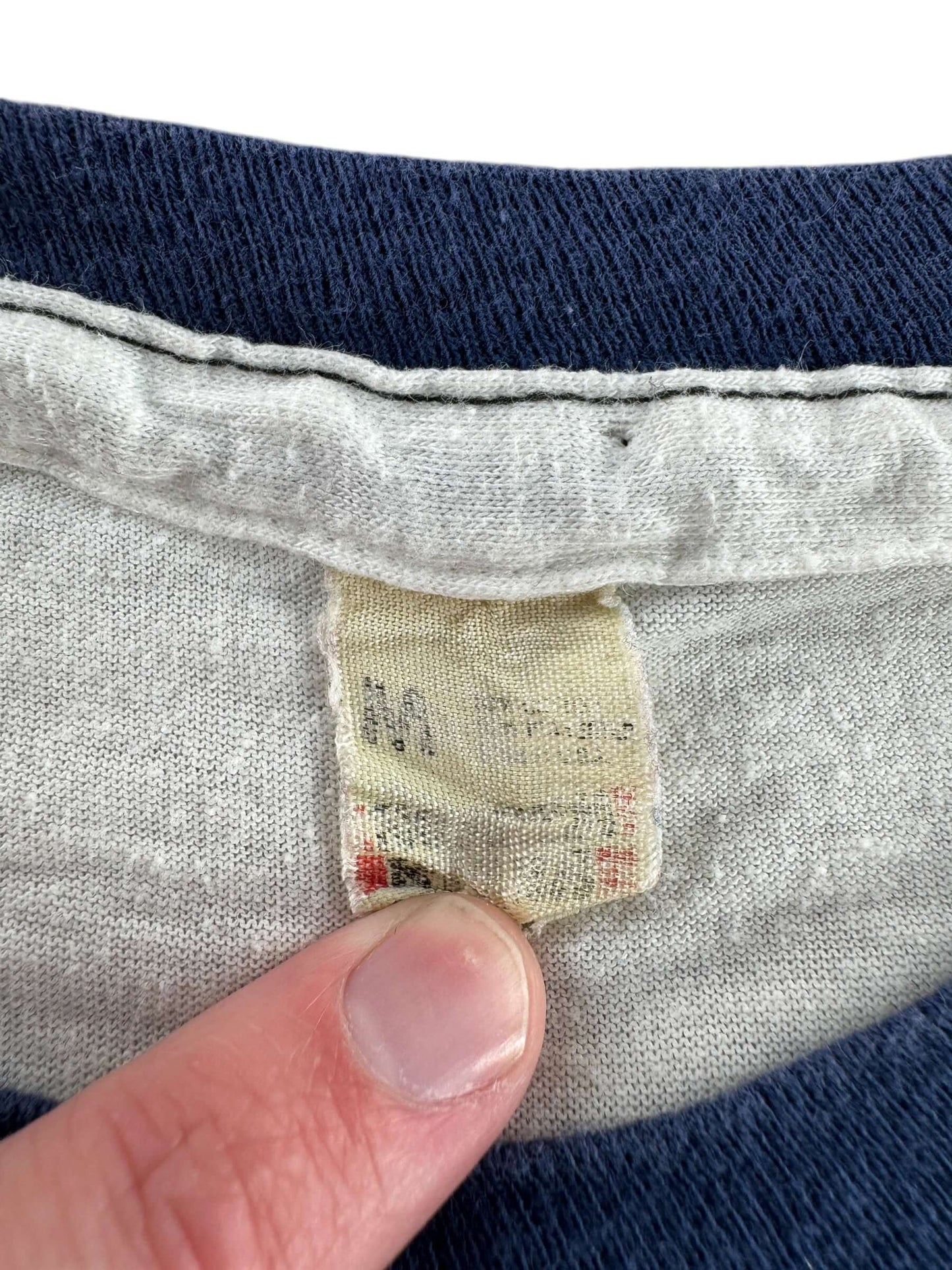 Tag on Vintage Thunderbirds Air Force Ringer Tee SZ M (Fits S)