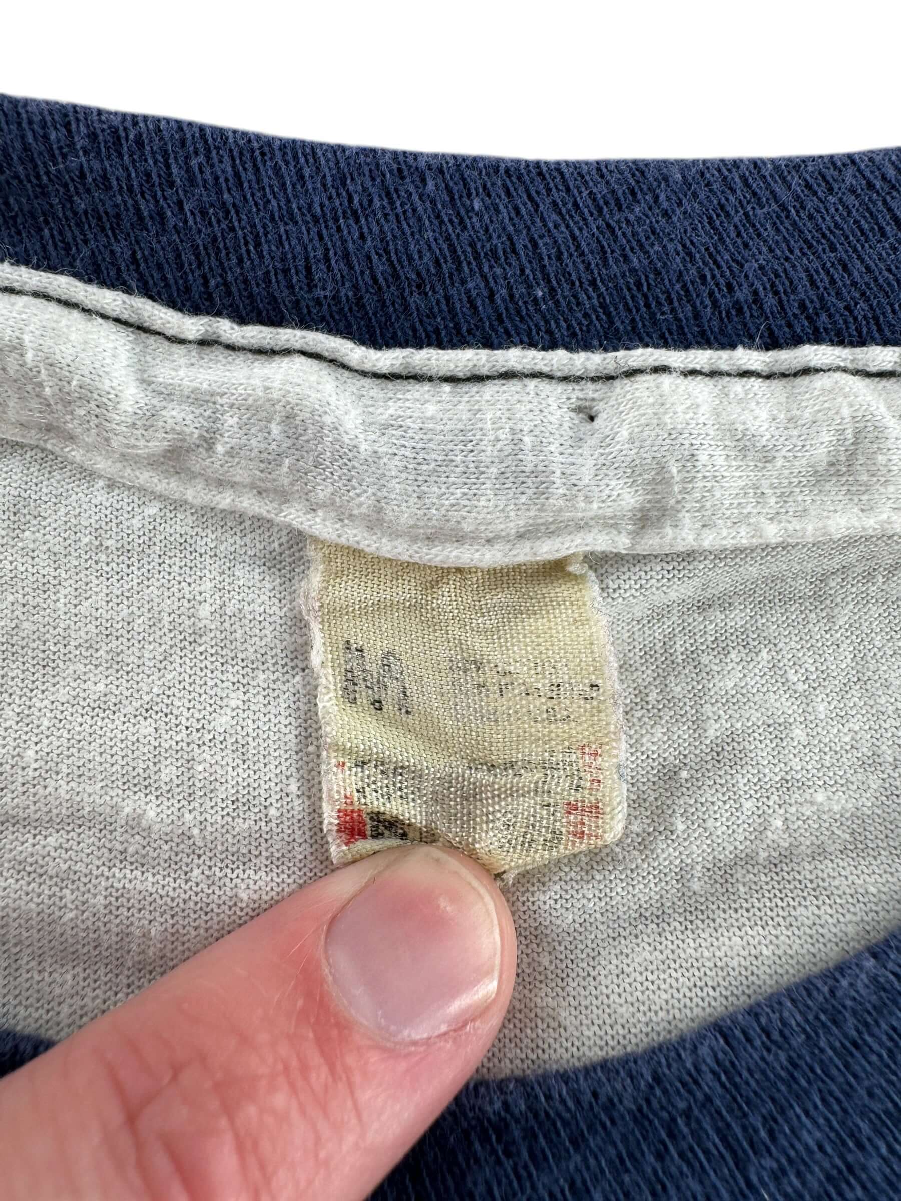 Tag on Vintage Thunderbirds Air Force Ringer Tee SZ M (Fits S)