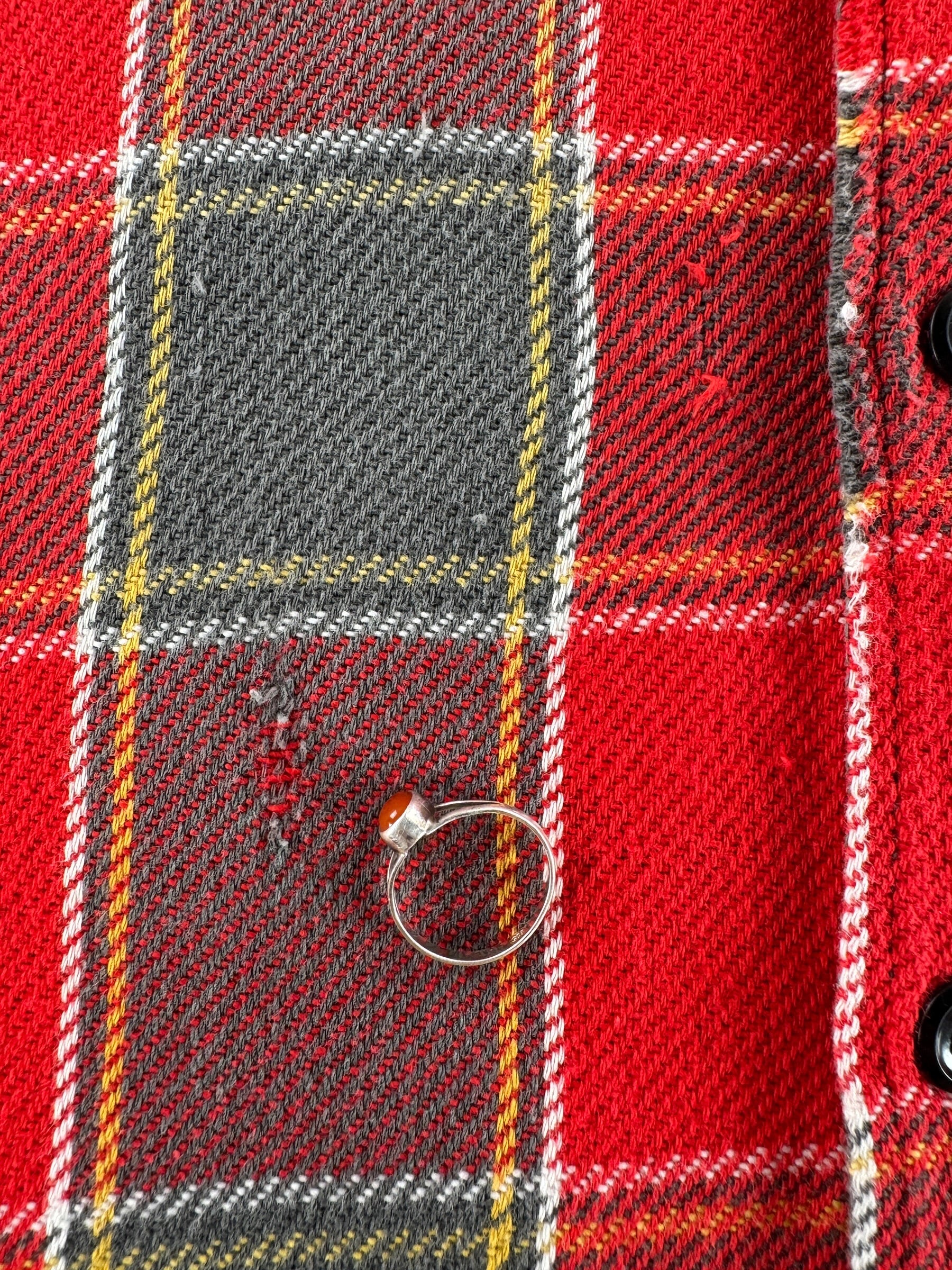 Pull on Vintage 60's Cotton Flannel SZ L