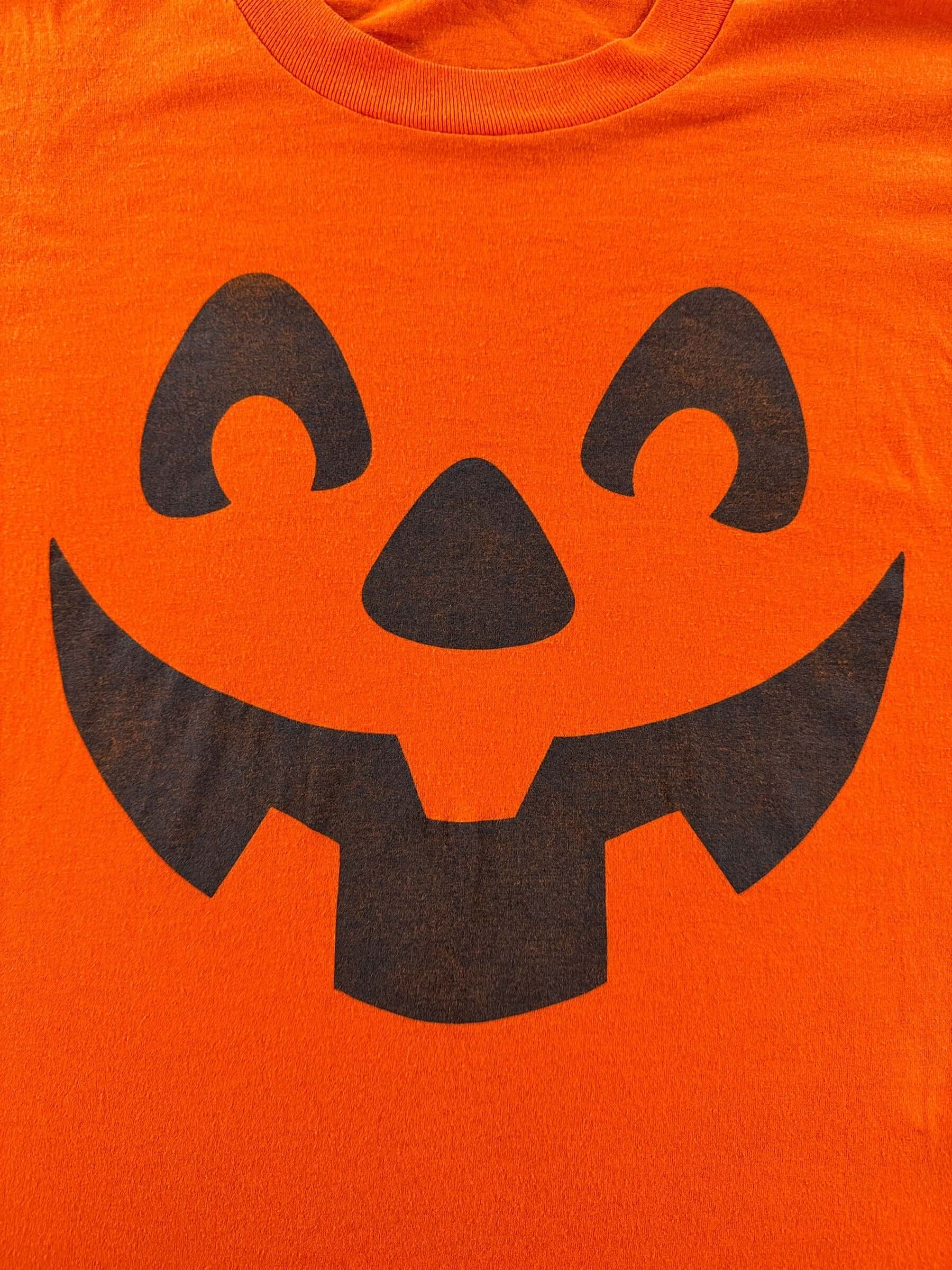 Graphic of Vintage Screen Stars Jack O Lantern Halloween Tee SZ XL (Fits M)