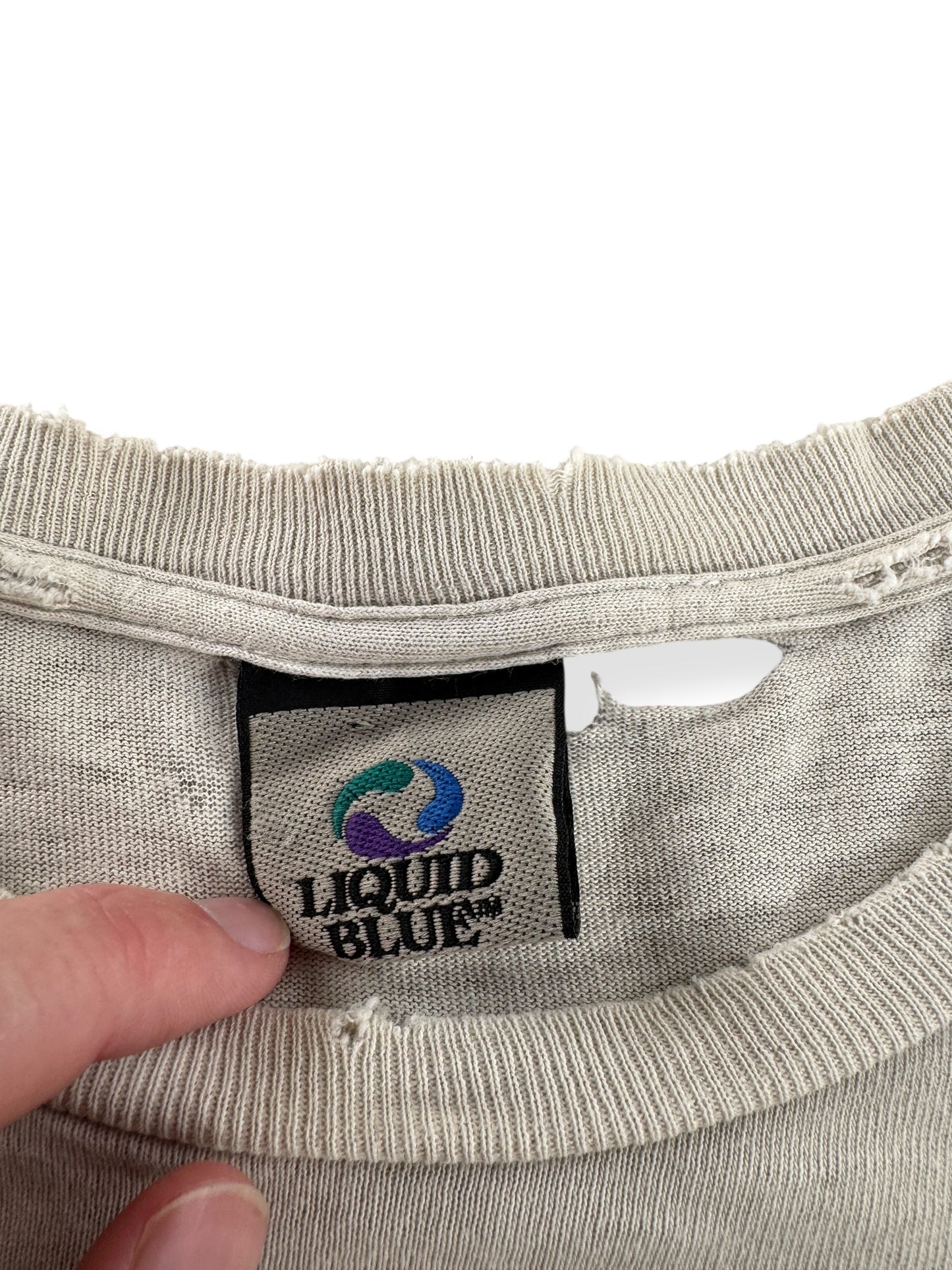 Tag on Vintage Grateful Dead Sunflower Skeleton Tee SZ XL