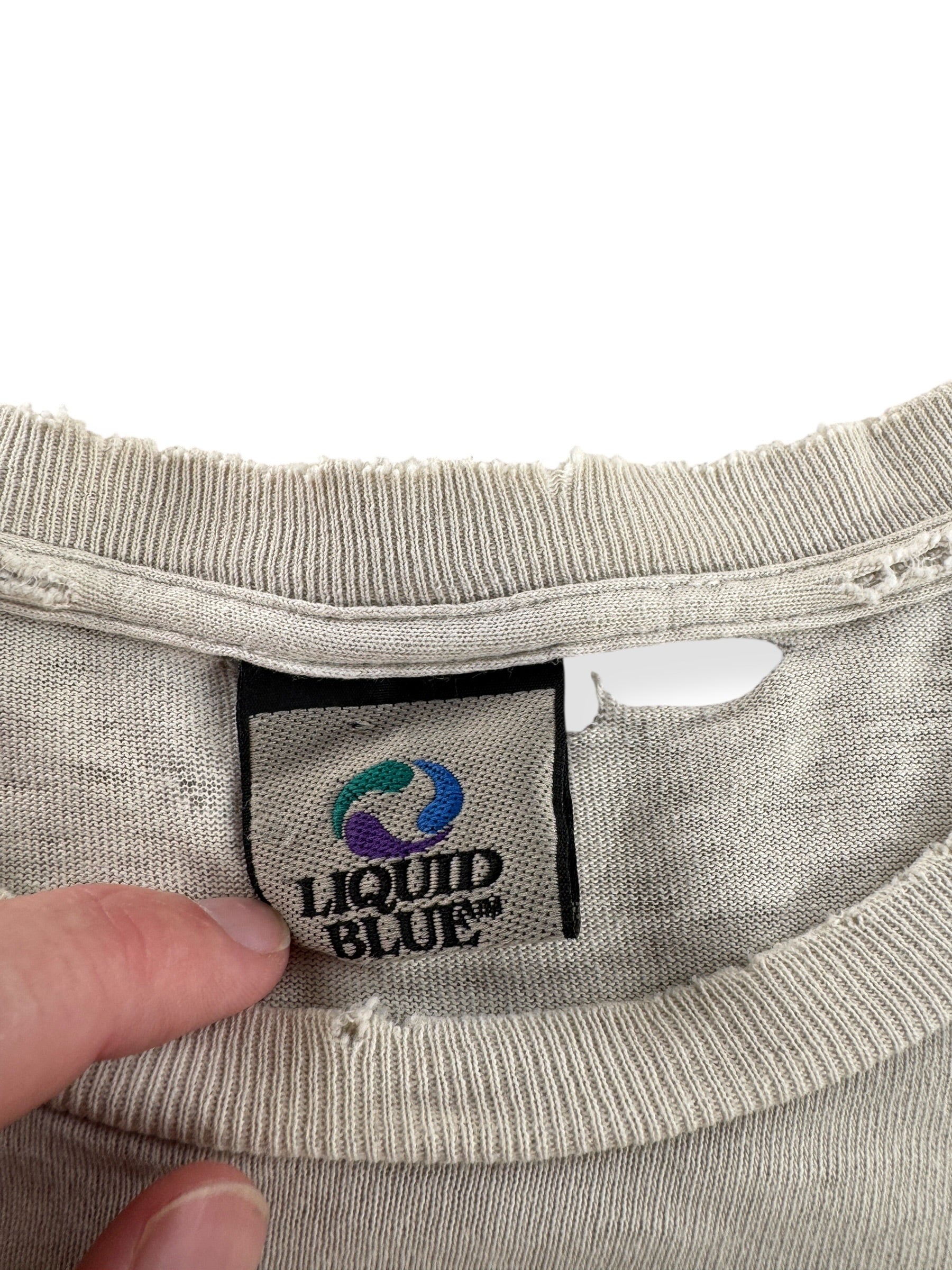 Tag on Vintage Grateful Dead Sunflower Skeleton Tee SZ XL