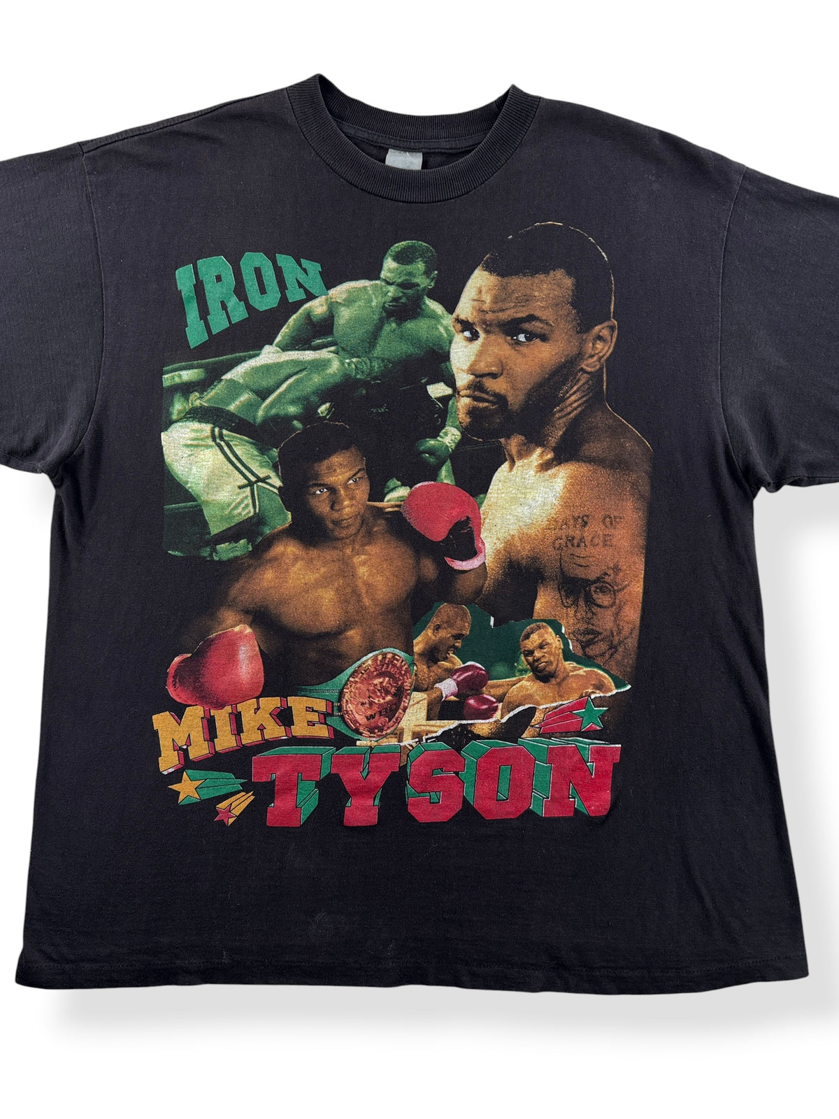 Close-up of Vintage Mike Tyson WBC Champion '95 Tee SZ XL