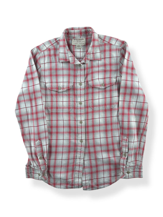 Front of Filson Women's Scout Flannel Shirt SZ M