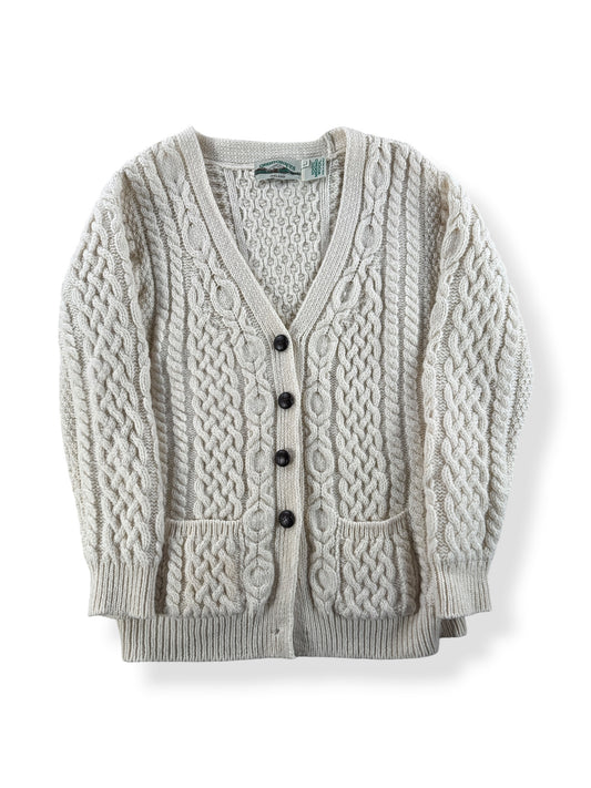 Front of Vintage 90s Aran Cardigan SZ L (Fits M)