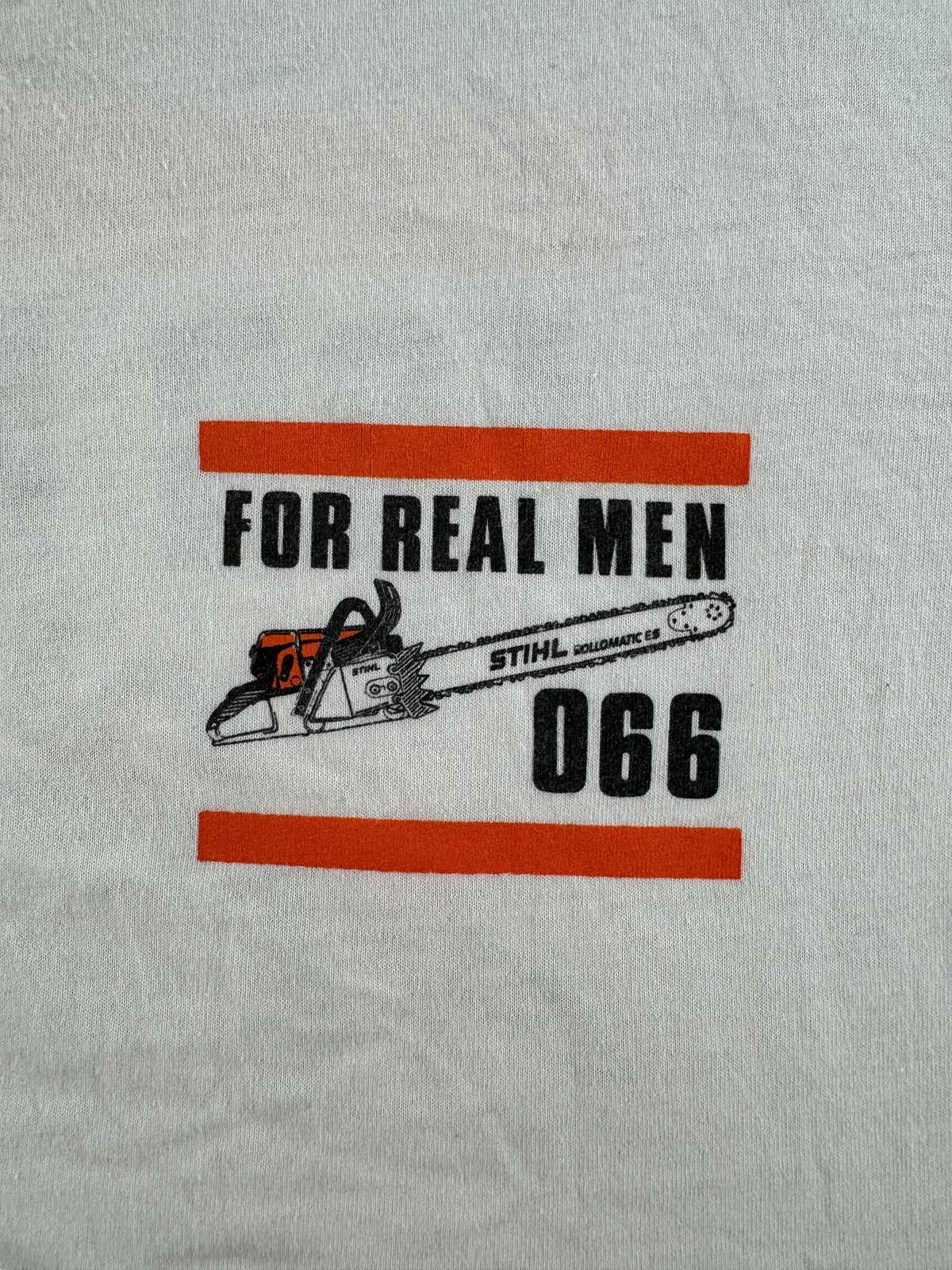 Graphic Vintage 90s Stihl 066 Chainsaw Tee SZ XL