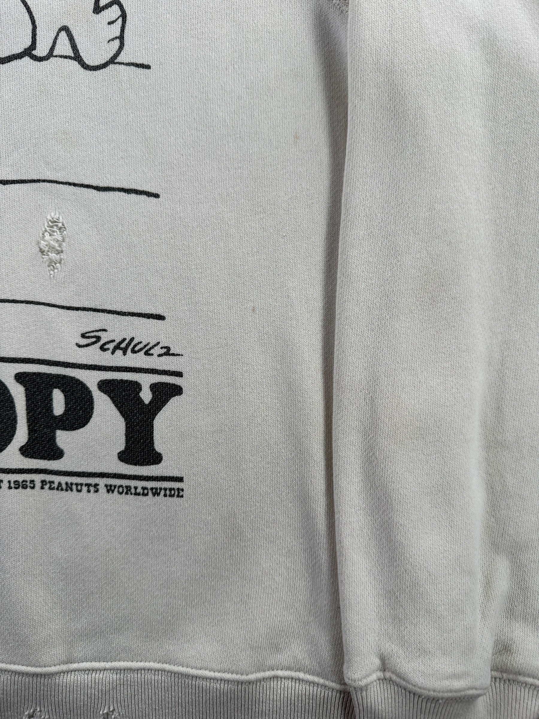 Spots on Repro Marc Jacob's x Snoopy Peanuts Sweatshirt SZ M