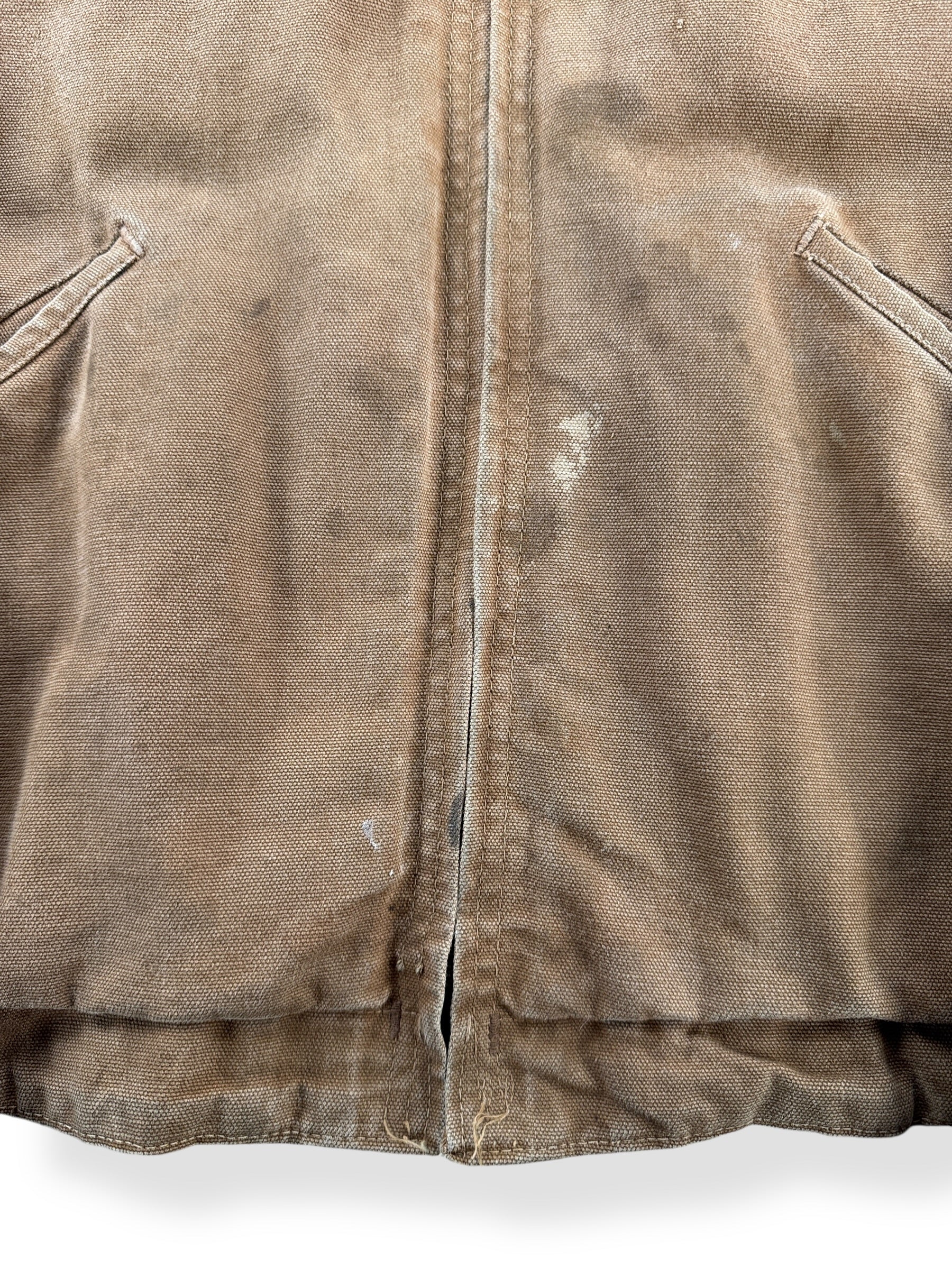 Staining on Vintage 70s Carhartt Detroit Jacket SZ 42