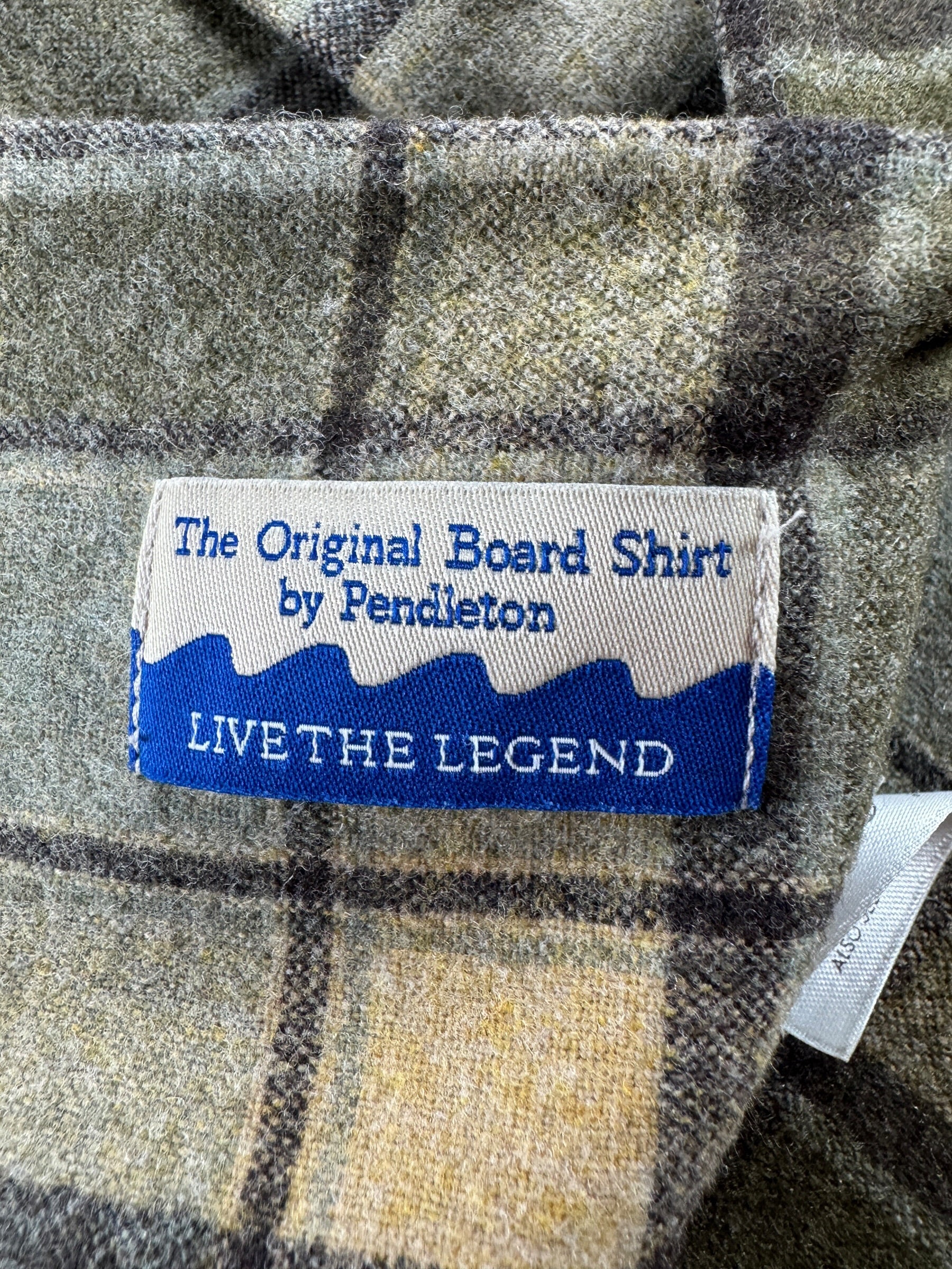 Tag on Pendleton Lodge Board Shirt Jac SZ XXL Long