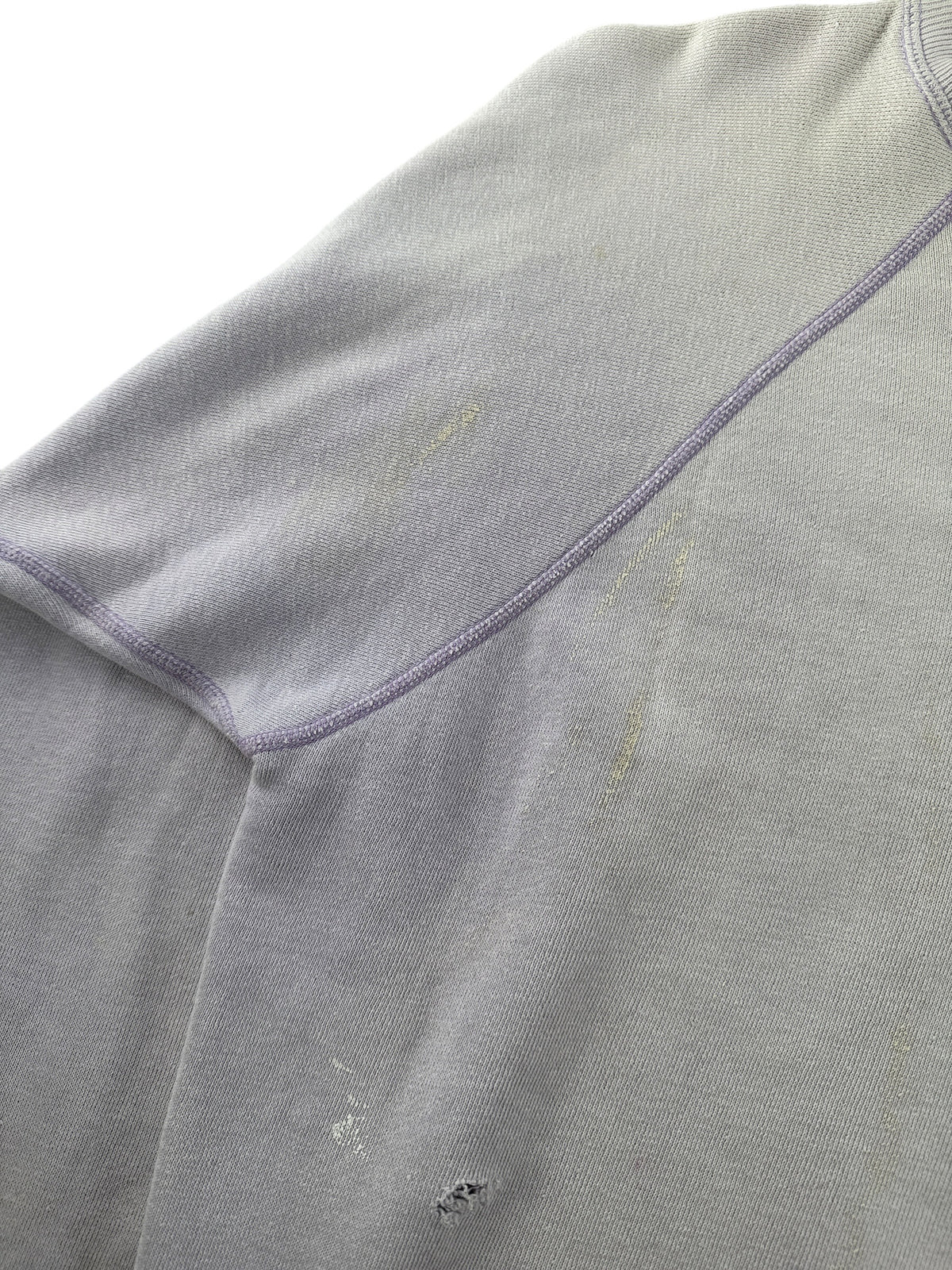 Ware on back of Vintage Lilac All Cotton Crewneck SZ L